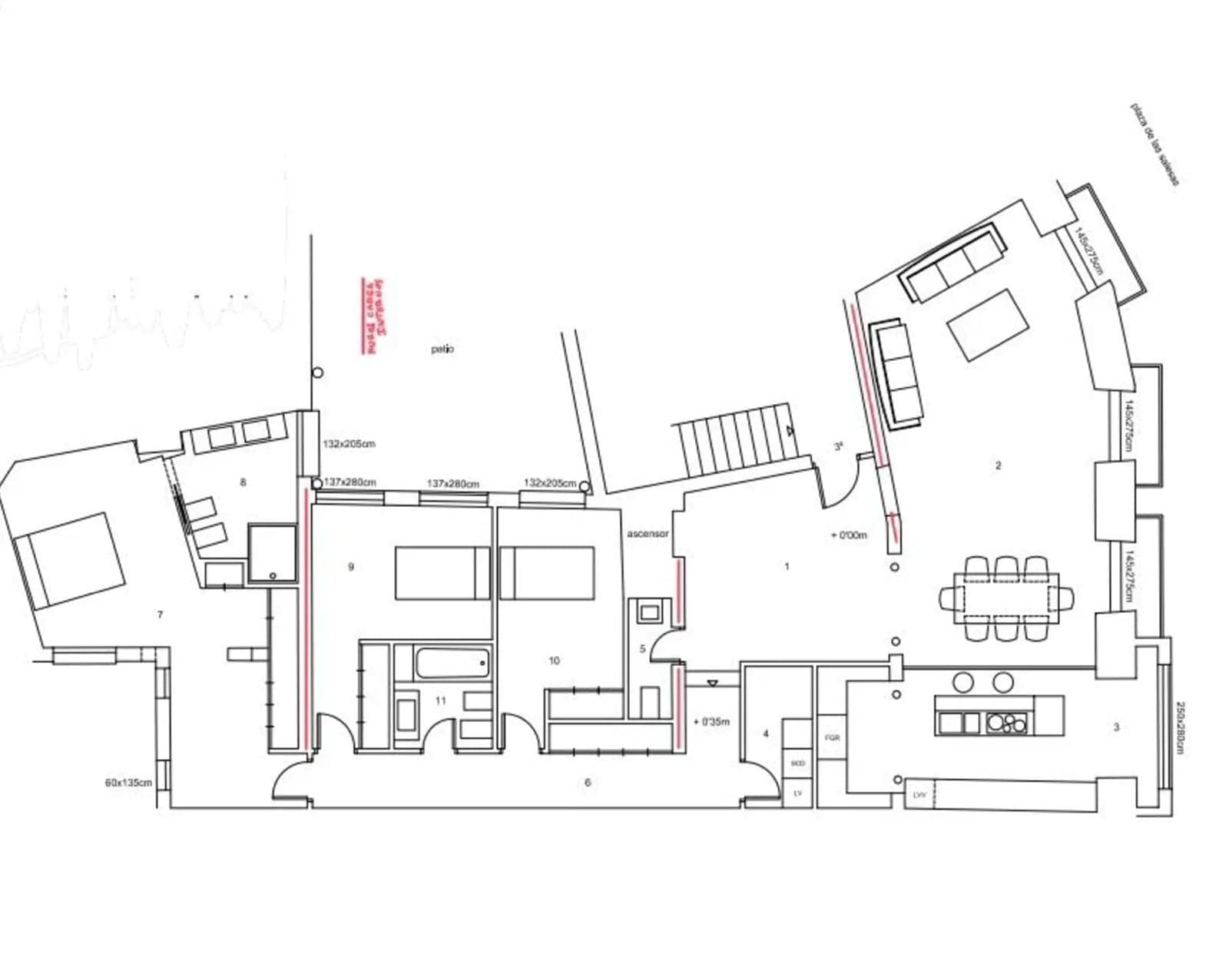 Plano de la propiedad