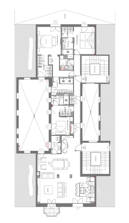 Plano de planta — Luz del suroeste sobre el Barrio de Salamanca, Barrio de Salamanca - Castellana