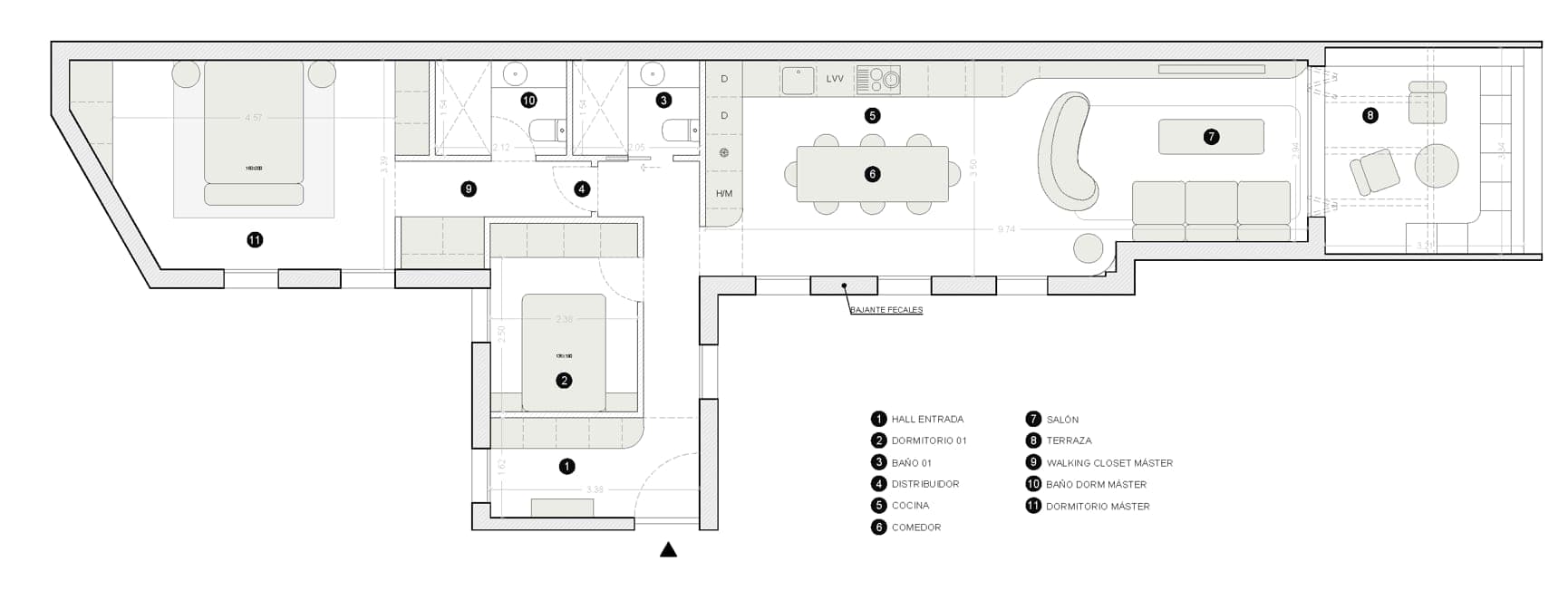 Plano de la propiedad