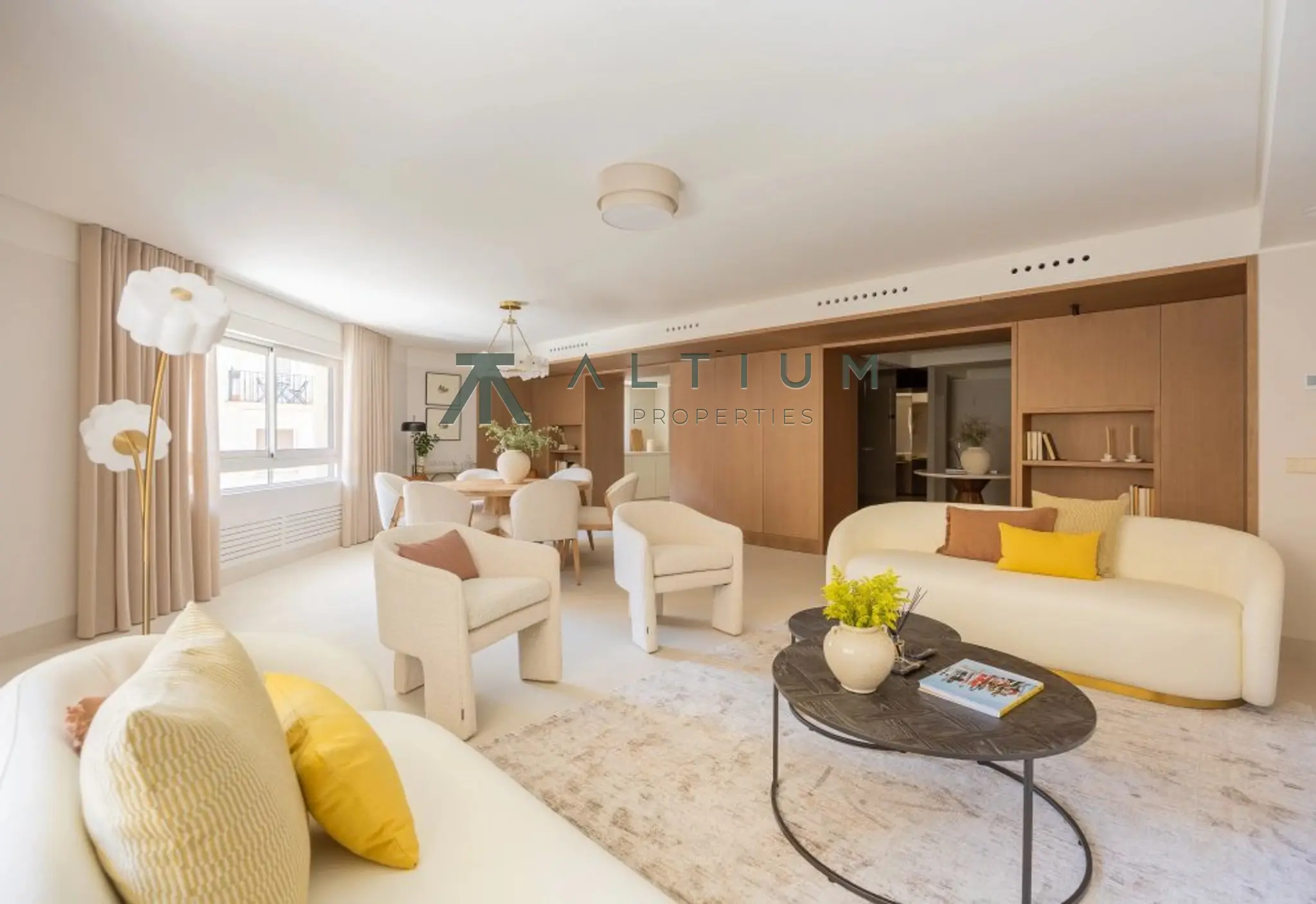 Una casa de tres dormitorios con proporciones de gran residencia
