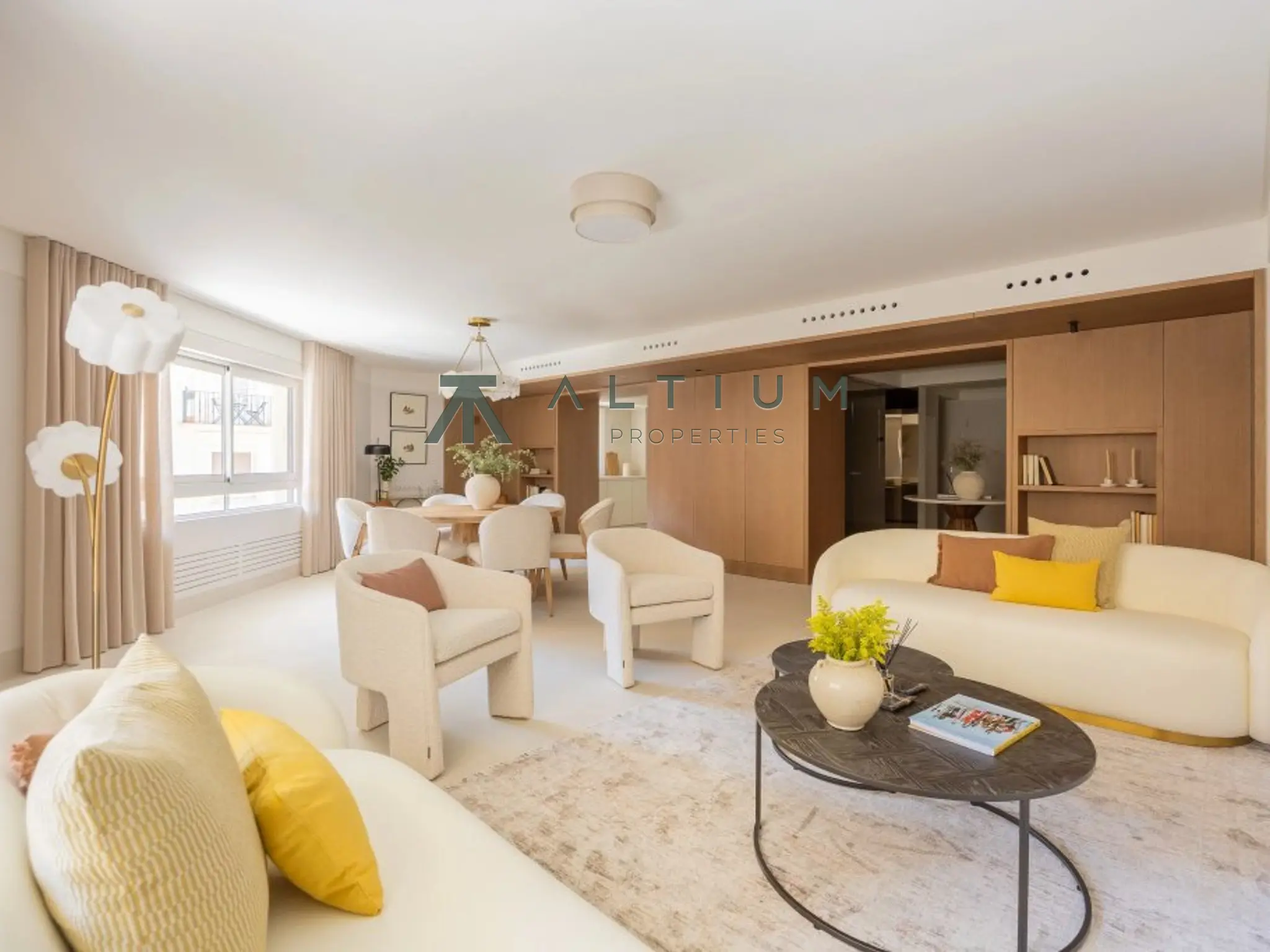 Una casa de tres dormitorios con proporciones de gran residencia