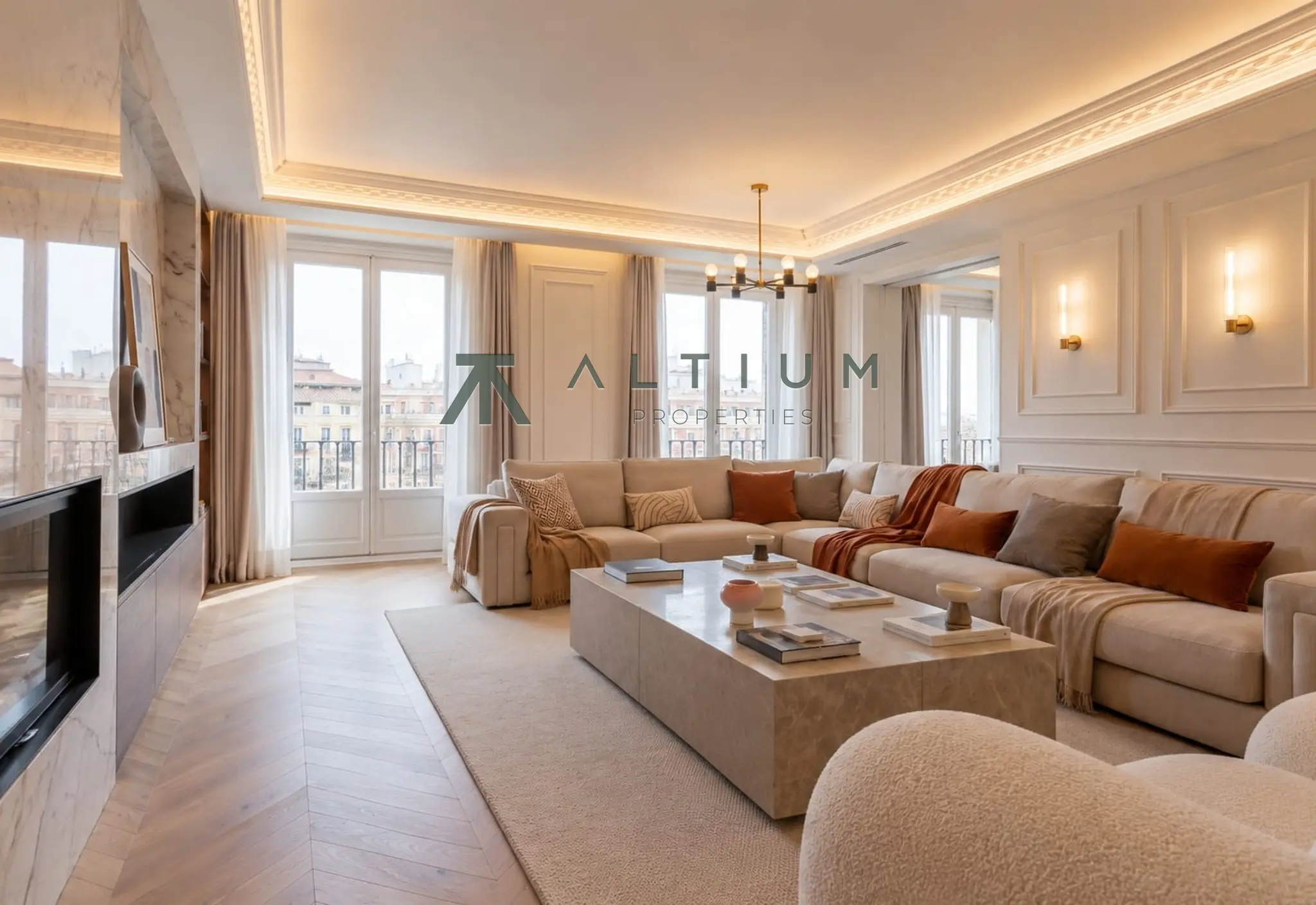 Dos suites y una gran zona de día en Castellana