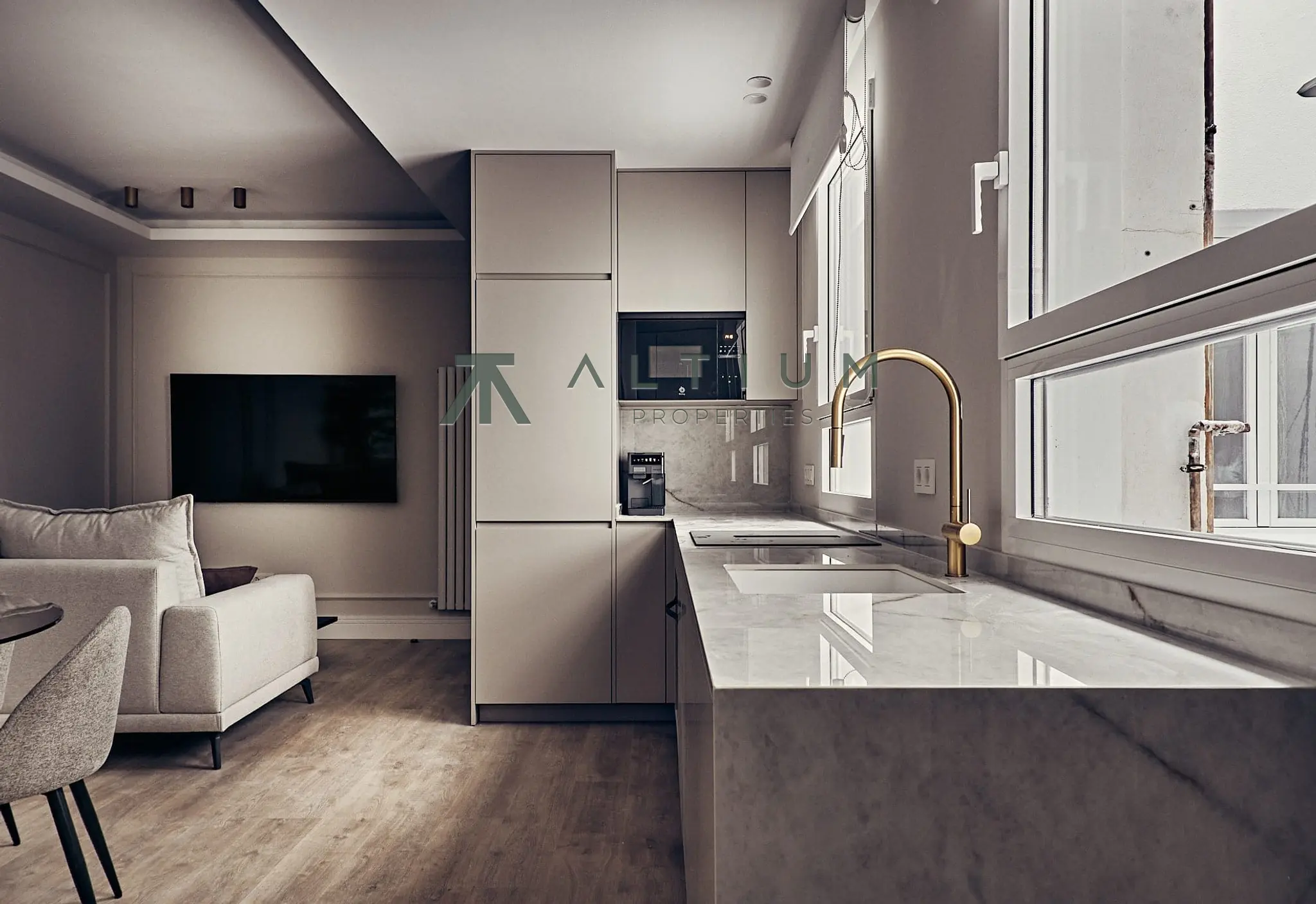 Una vivienda compacta con una distribución especialmente completa