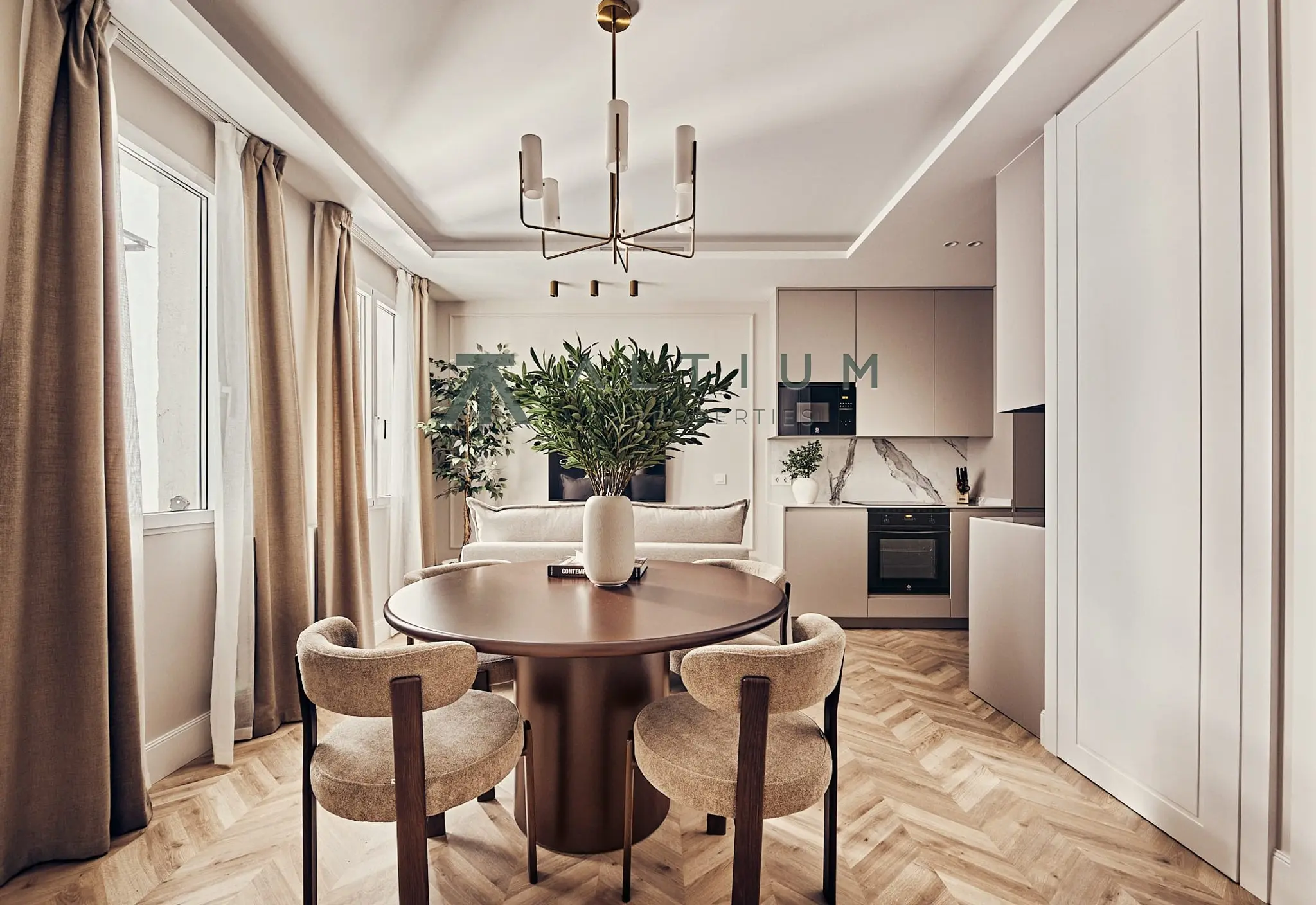 54 m² pensados al detalle para dos dormitorios en Lista