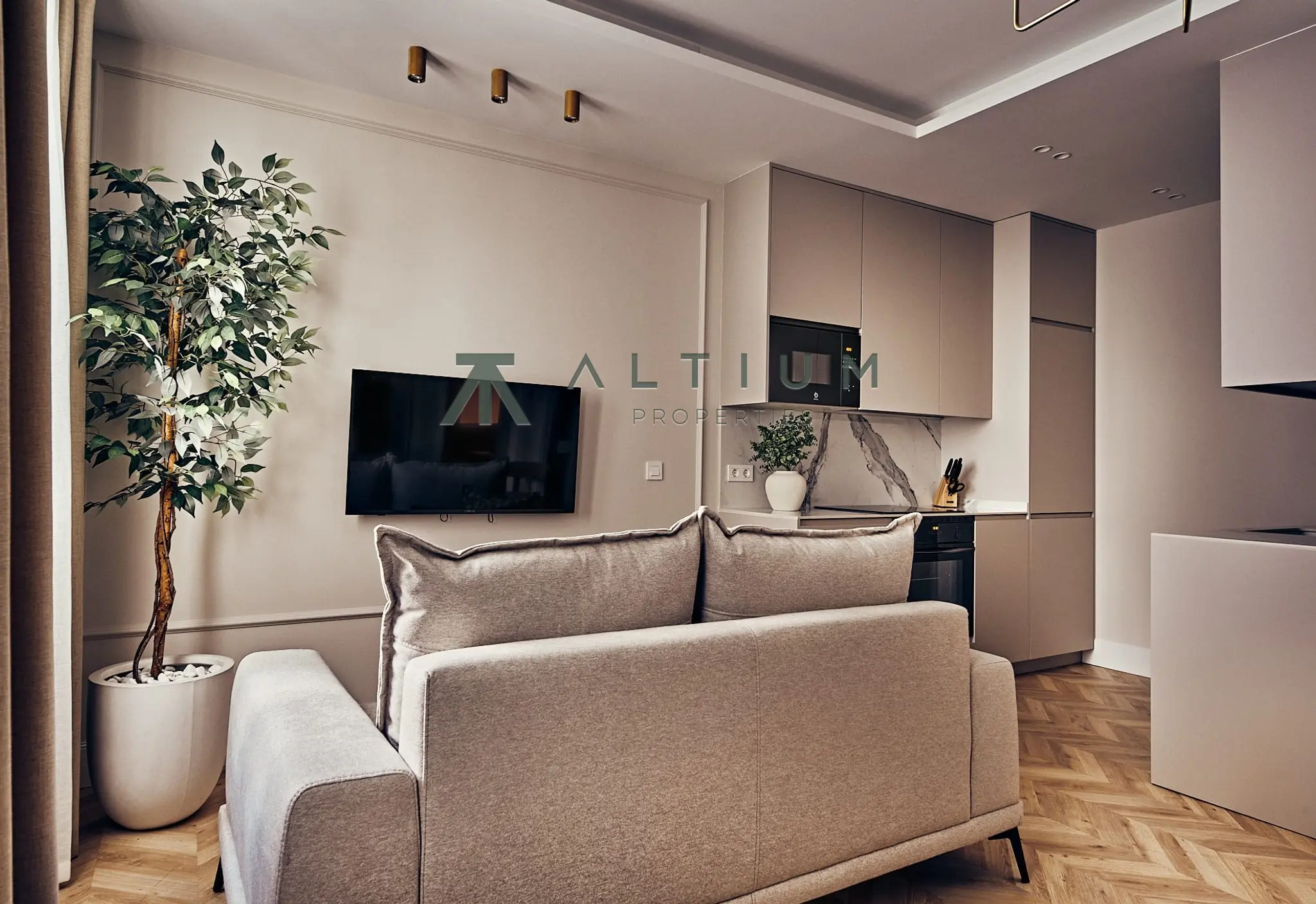 54 m² pensados al detalle para dos dormitorios en Lista