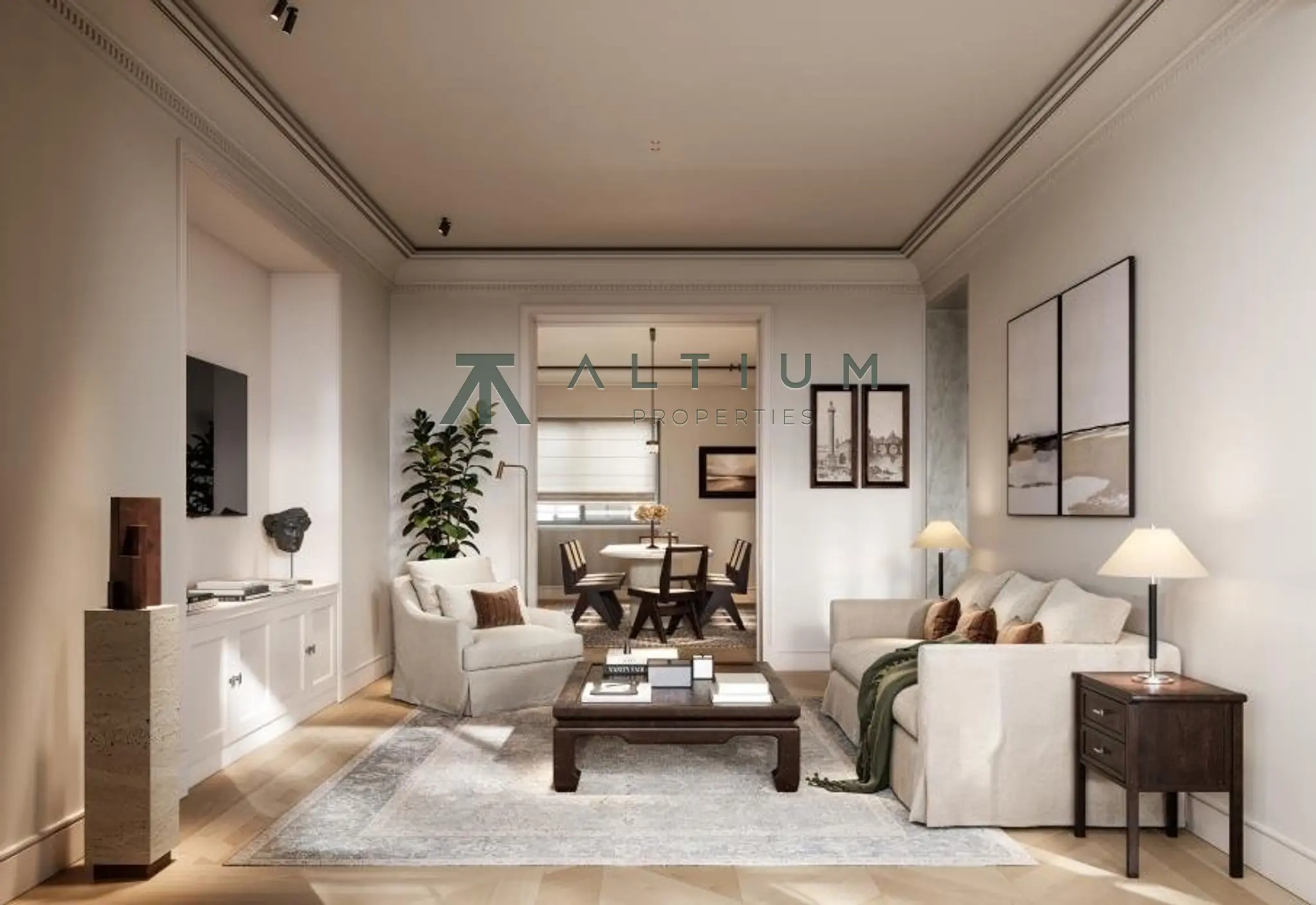 Una gran residencia con tres estancias de recepción en Velázquez