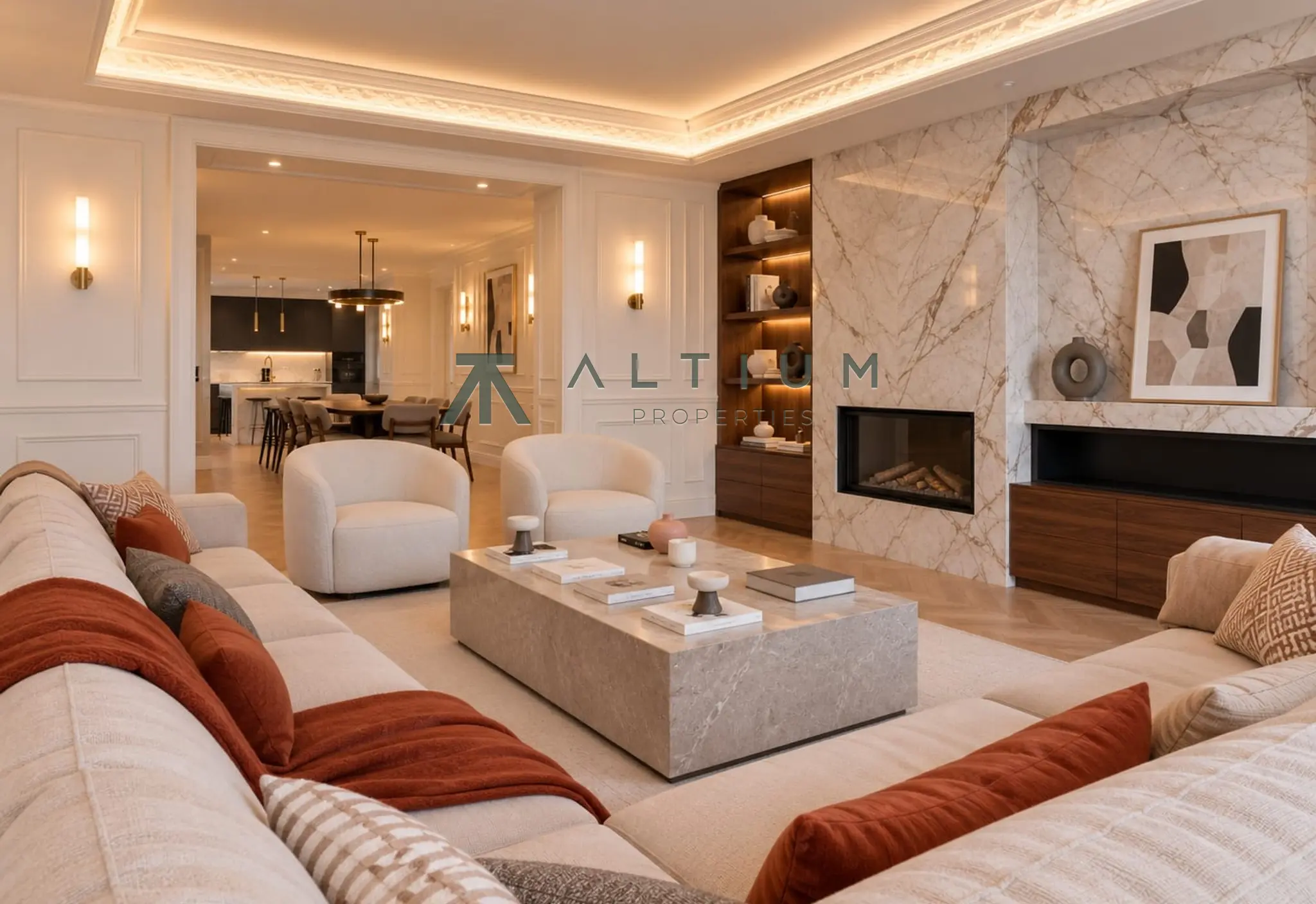 Dos suites y una gran zona de día en Castellana