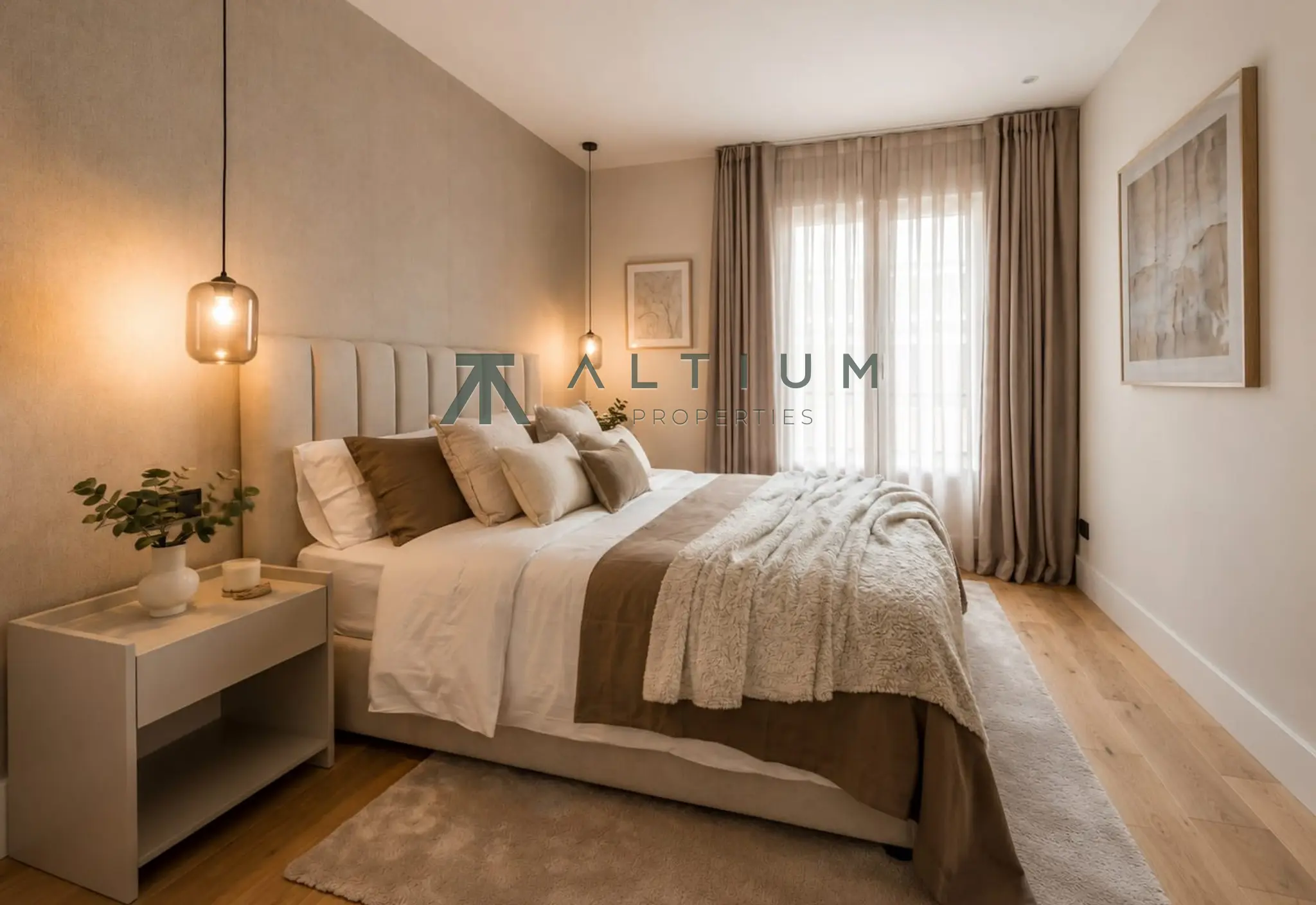 A renovated third-floor home in Castellana