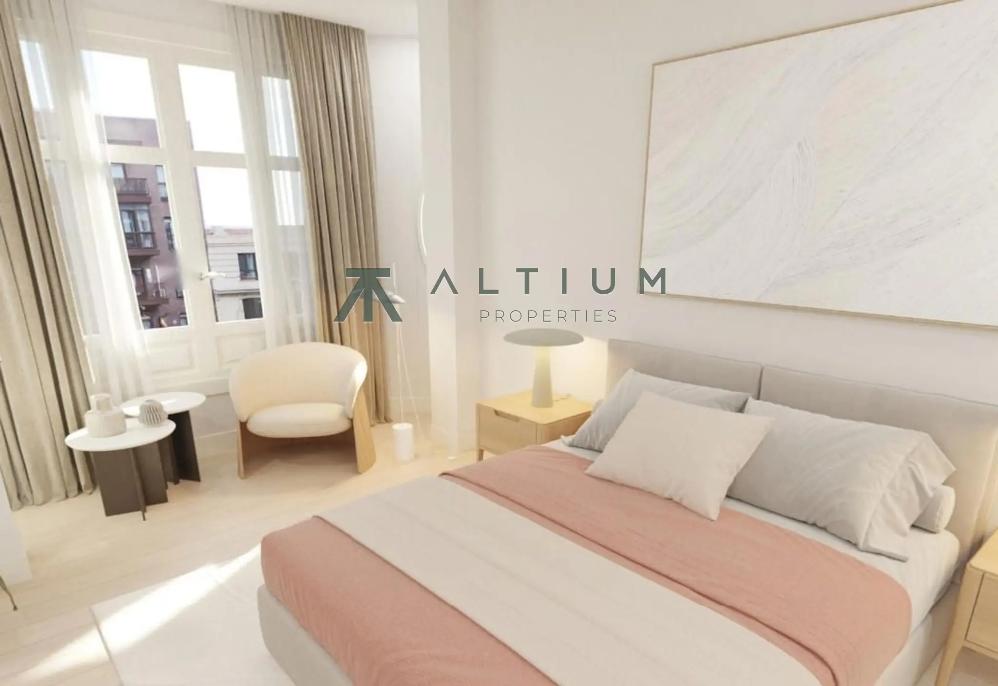 301 m² abiertos a seis balcones en Chamberí