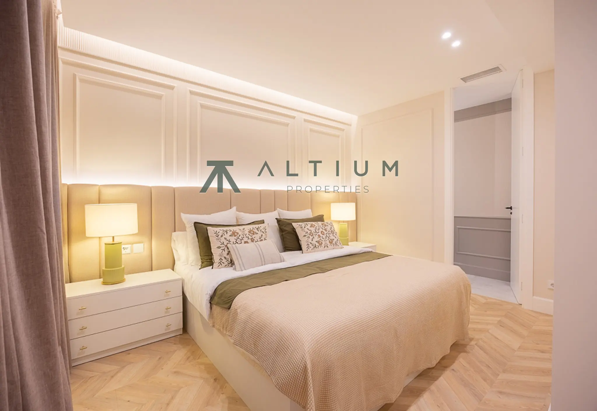 A generous living room, island kitchen and four double bedrooms