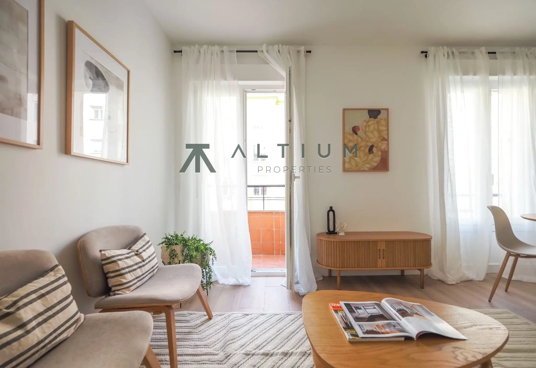 Diseño contemporáneo y tres dormitorios en Ríos Rosas