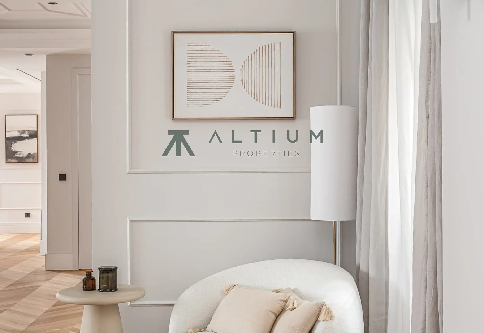 A 77 sqm living area within a grand Castellana residence