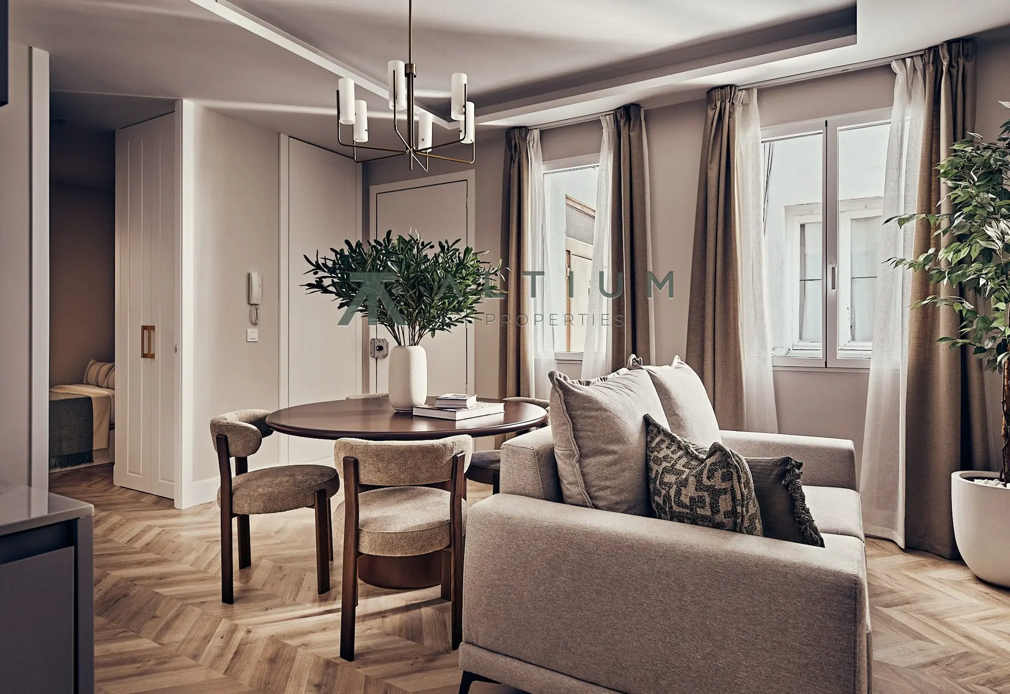 54 m² pensados al detalle para dos dormitorios en Lista
