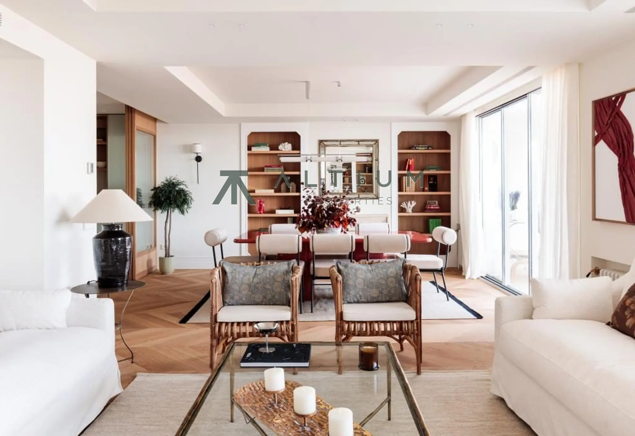 Octava planta, terraza sur y vistas abiertas en Lista