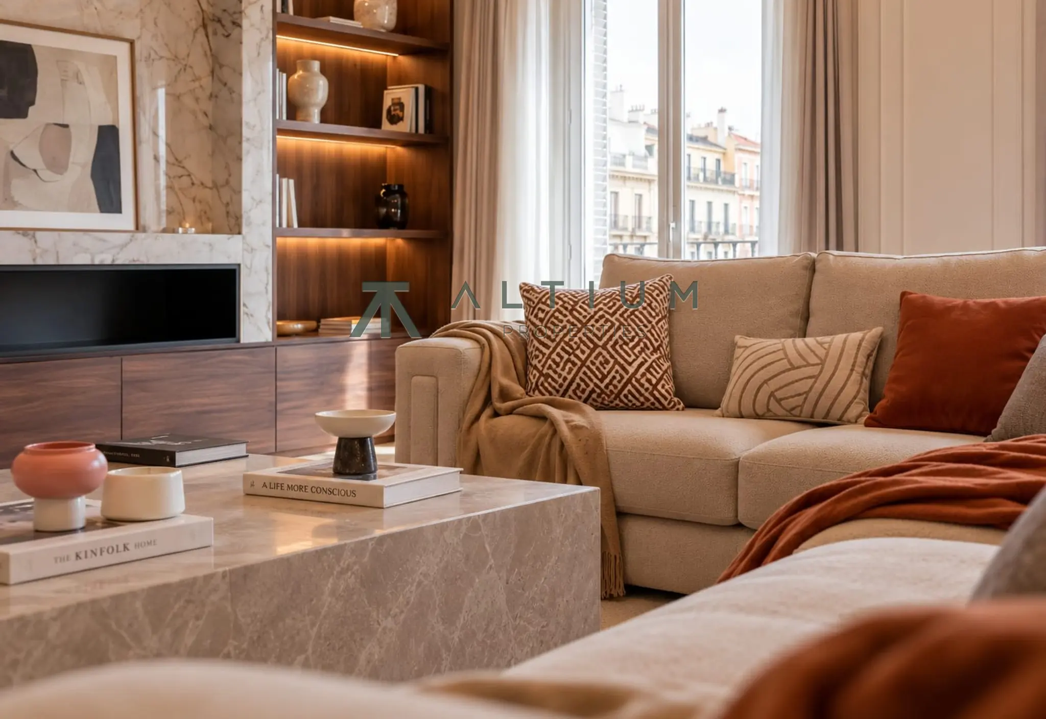 Dos suites y una gran zona de día en Castellana