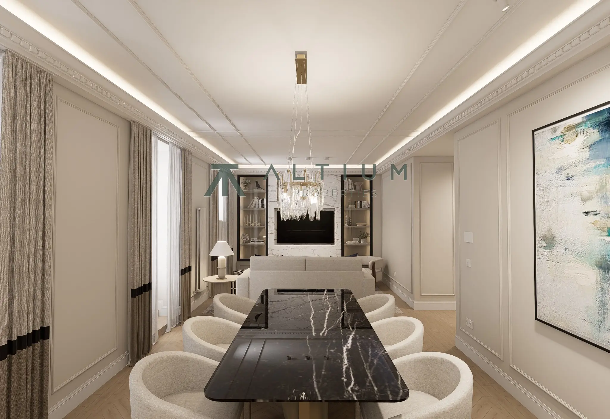 211 m² con terraza privada y calma interior en Goya