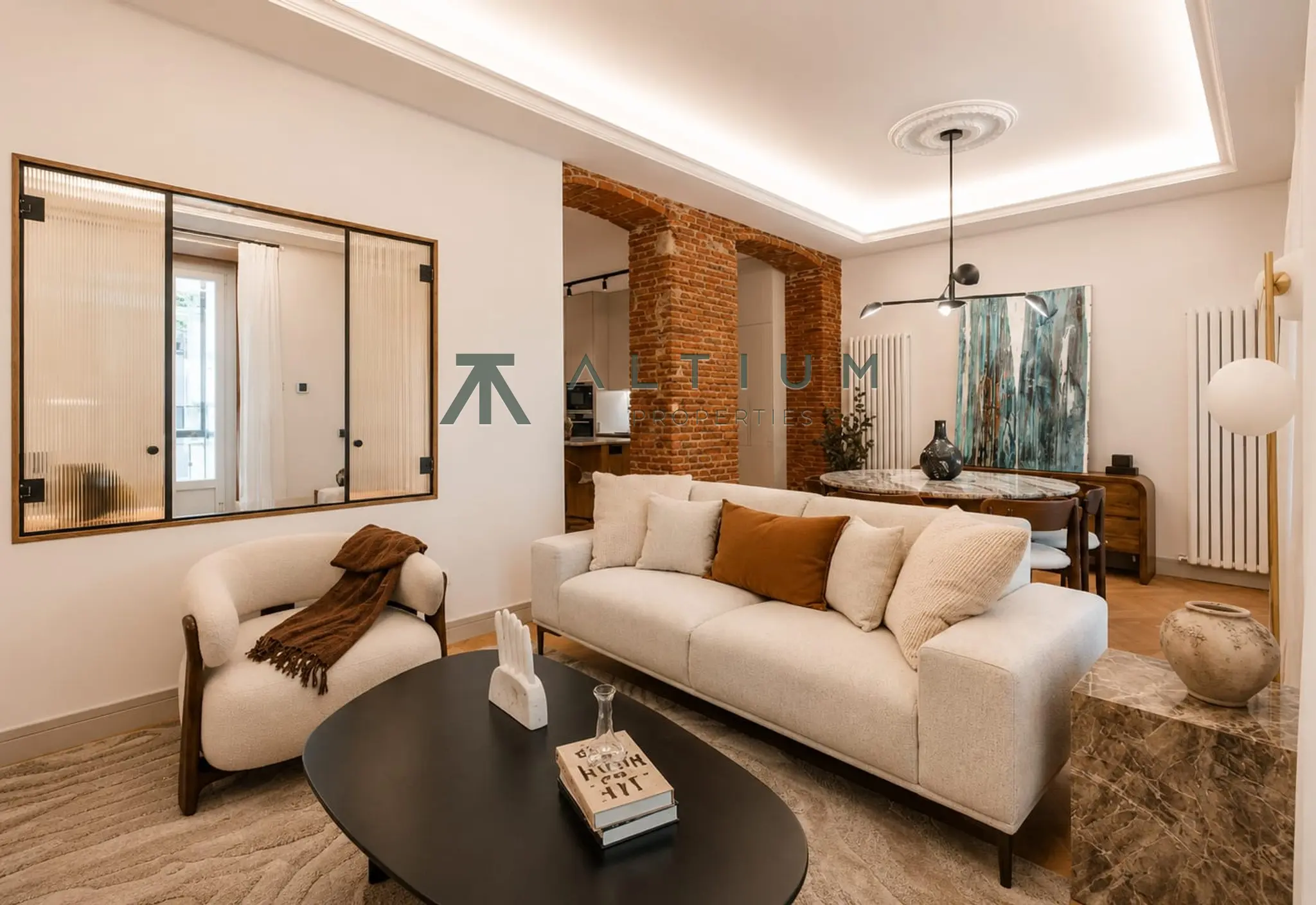 Interior en Goya — Arquitectura clásica y estilo contemporáneo en Lista (4 de 16)
