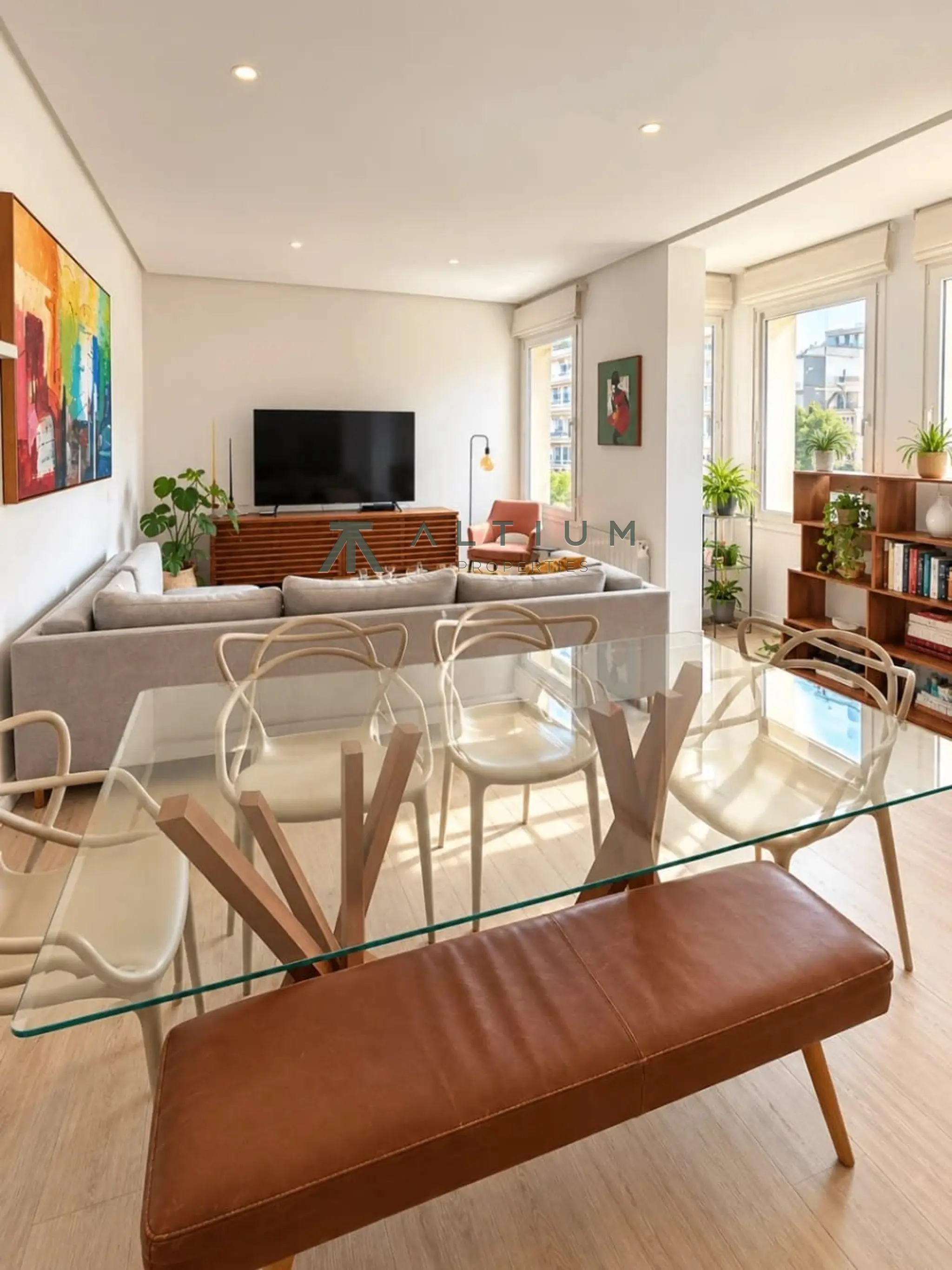 Mirador, luz sur y libertad para rediseñar la zona privada