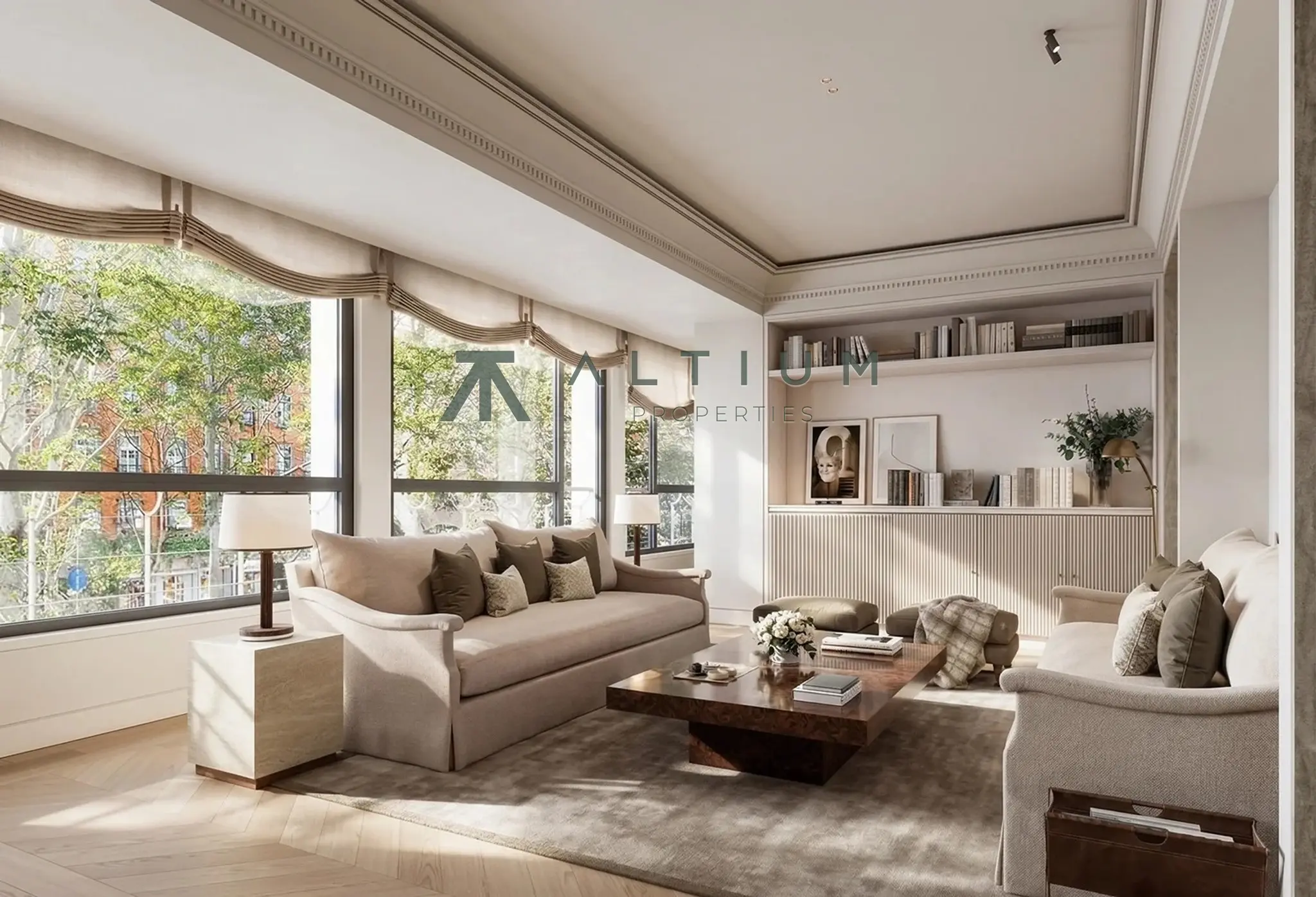 Una gran residencia con tres estancias de recepción en Velázquez