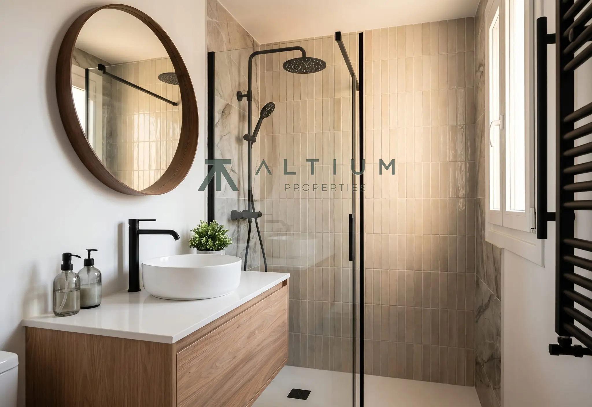 A renovated third-floor home in Castellana