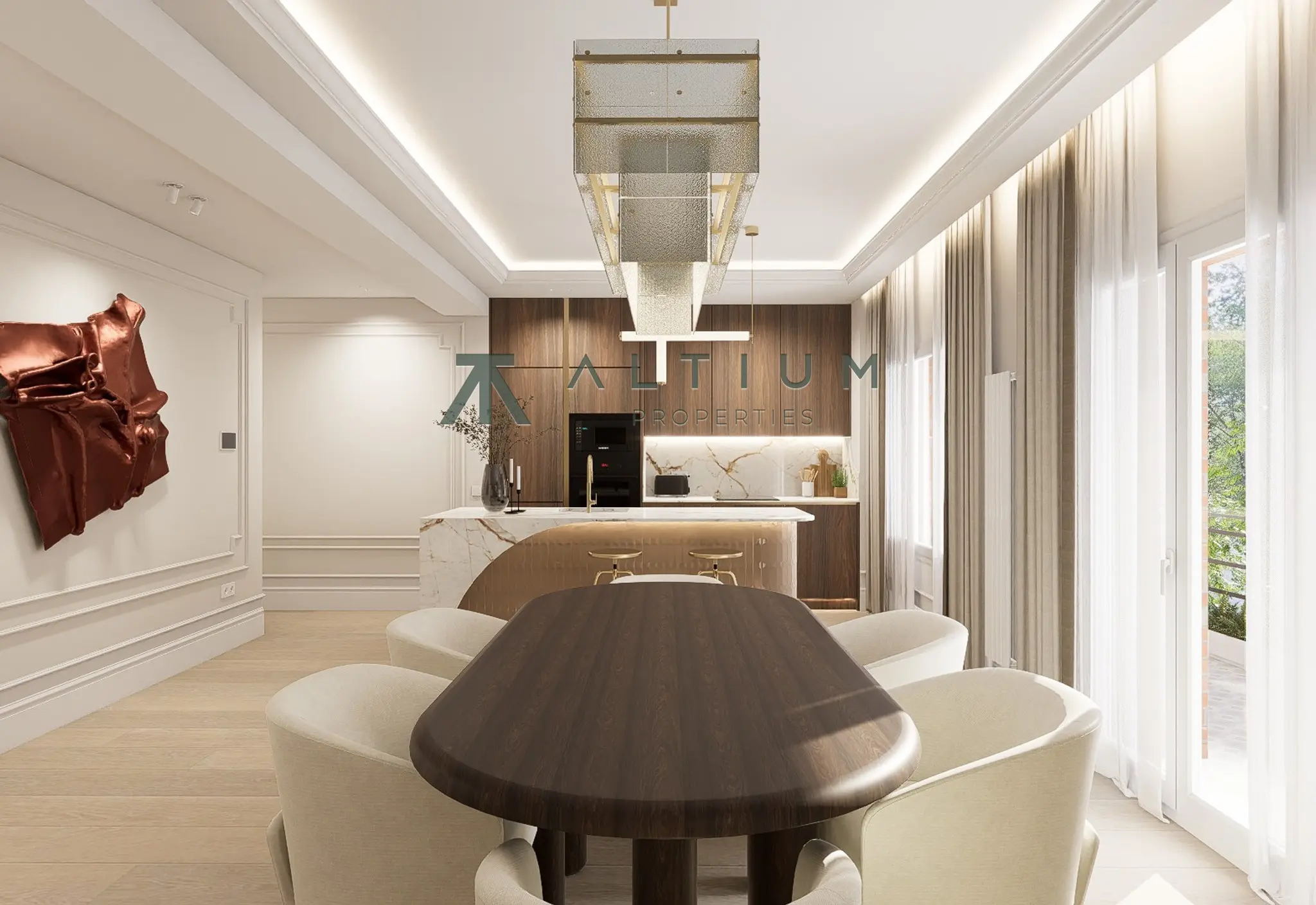 A sixth-floor residence between Retiro and the Prado