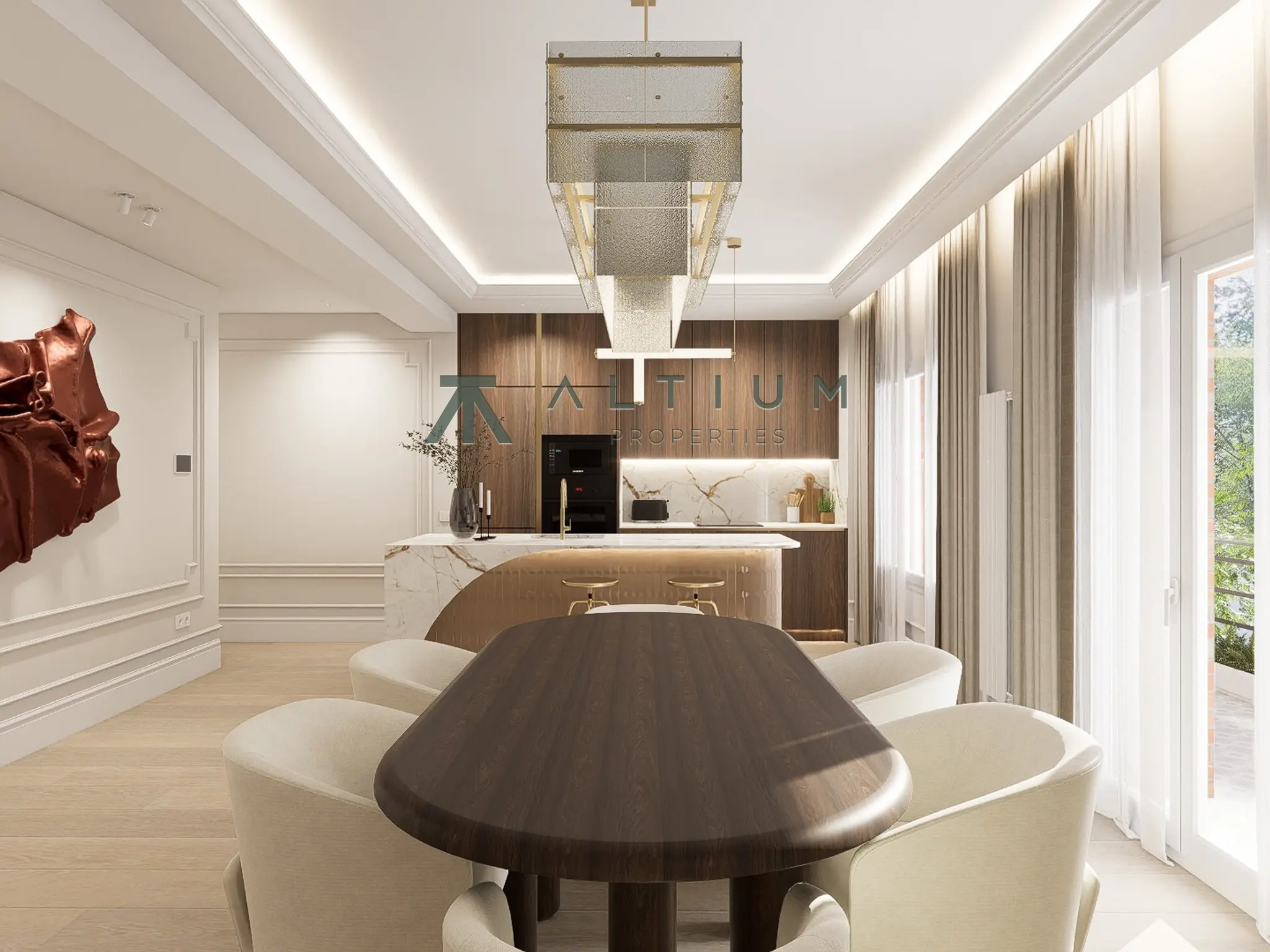 A sixth-floor residence between Retiro and the Prado