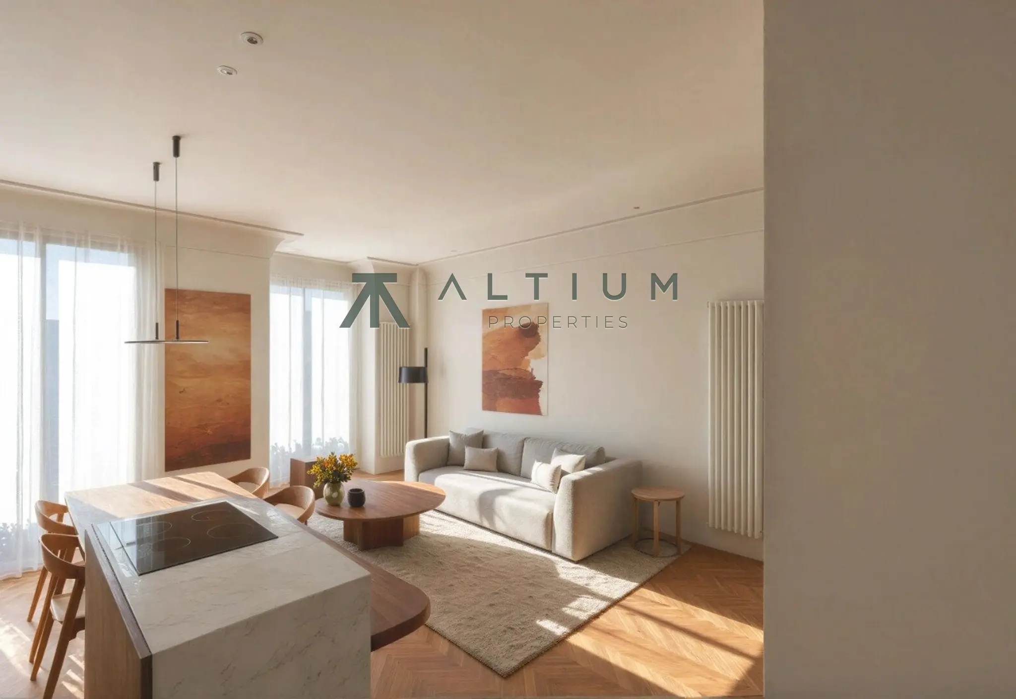 Tres balcones, espiga y diseño a medida en Cortes