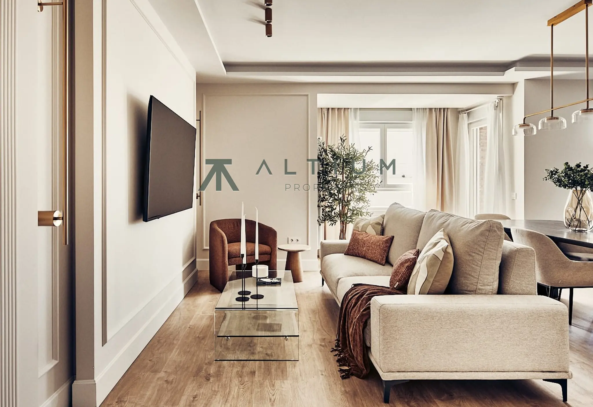Piso en venta en Goya — Terraza y luz en una sexta planta de Goya