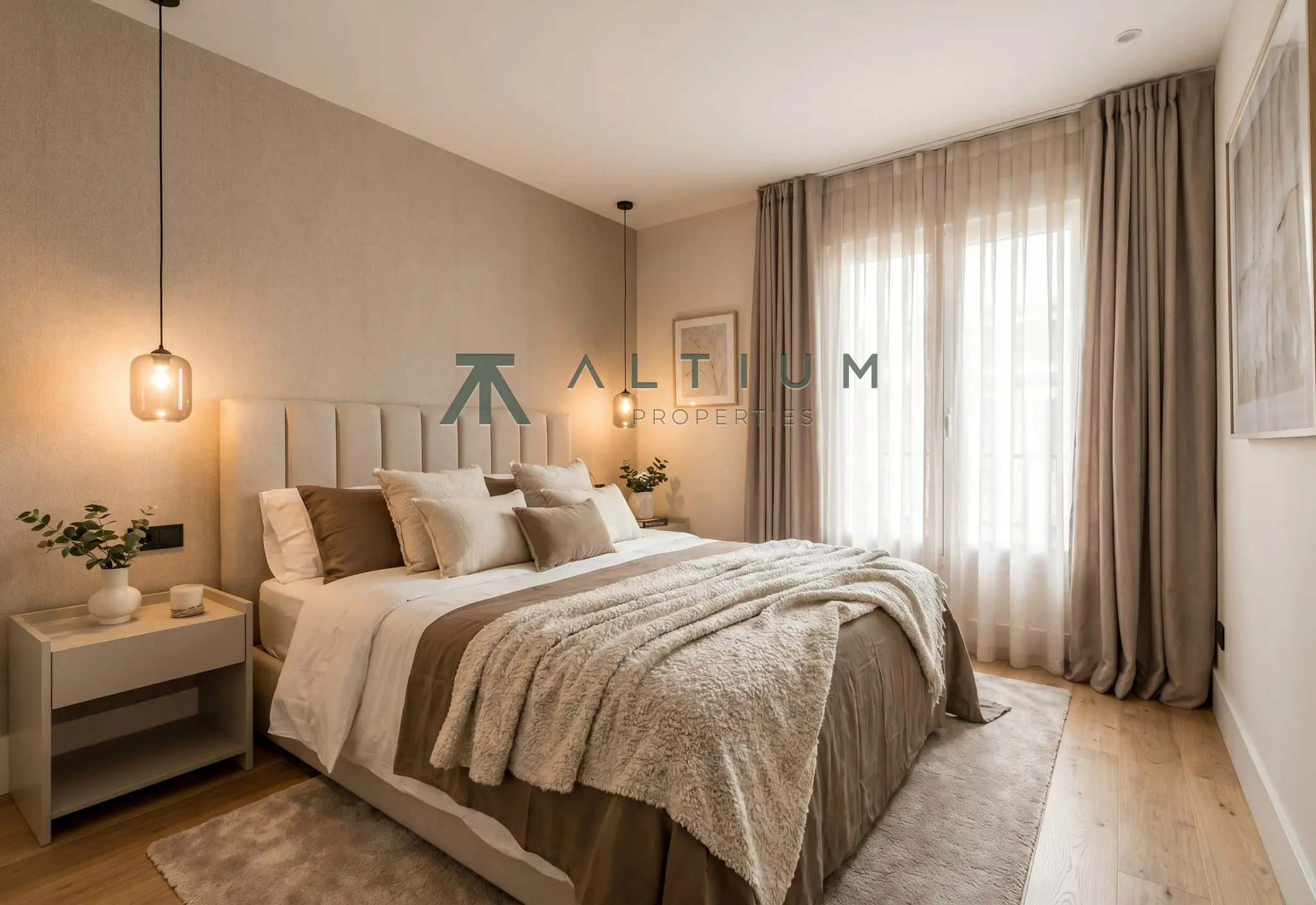 A renovated third-floor home in Castellana