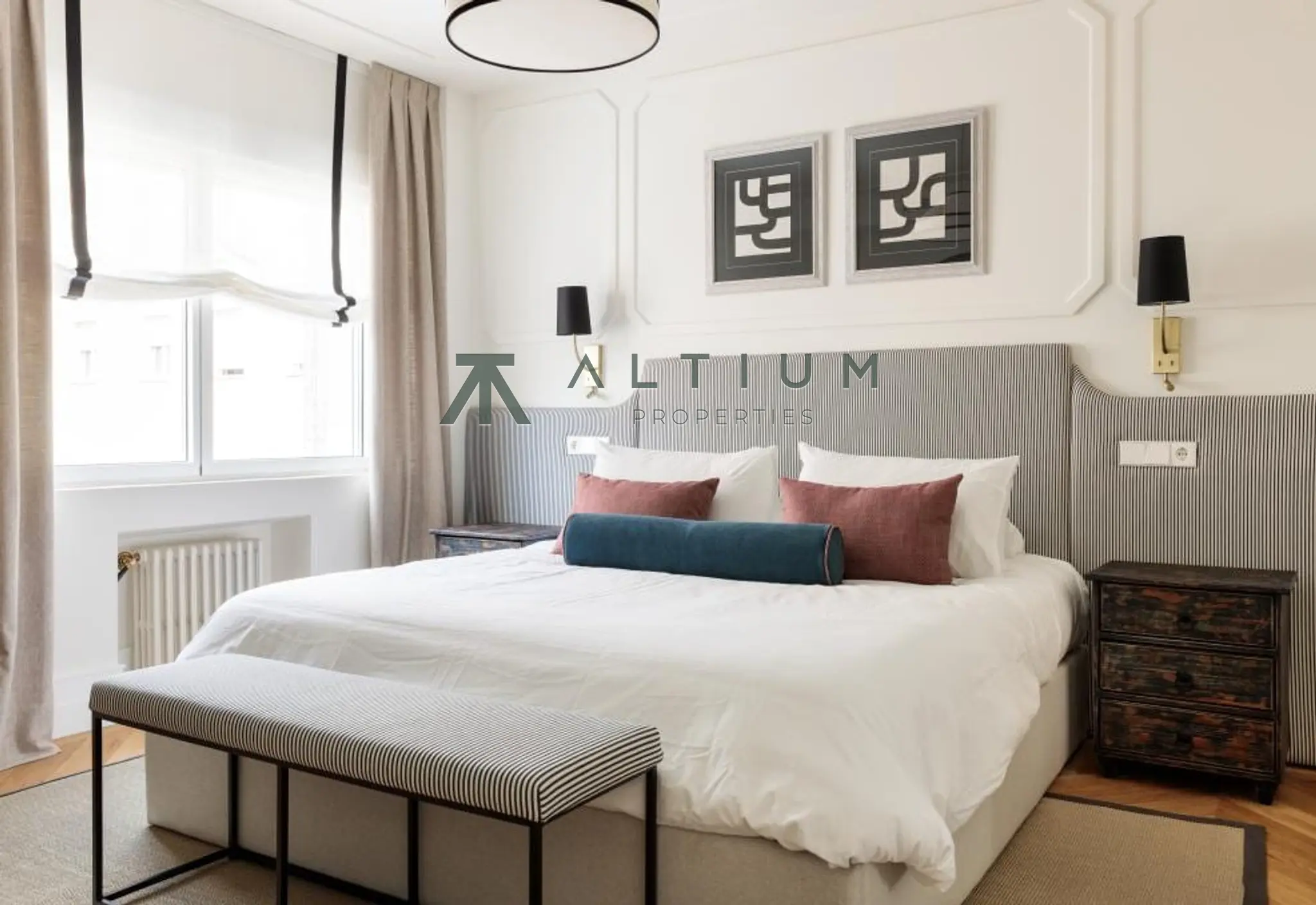 Octava planta, terraza sur y vistas abiertas en Lista