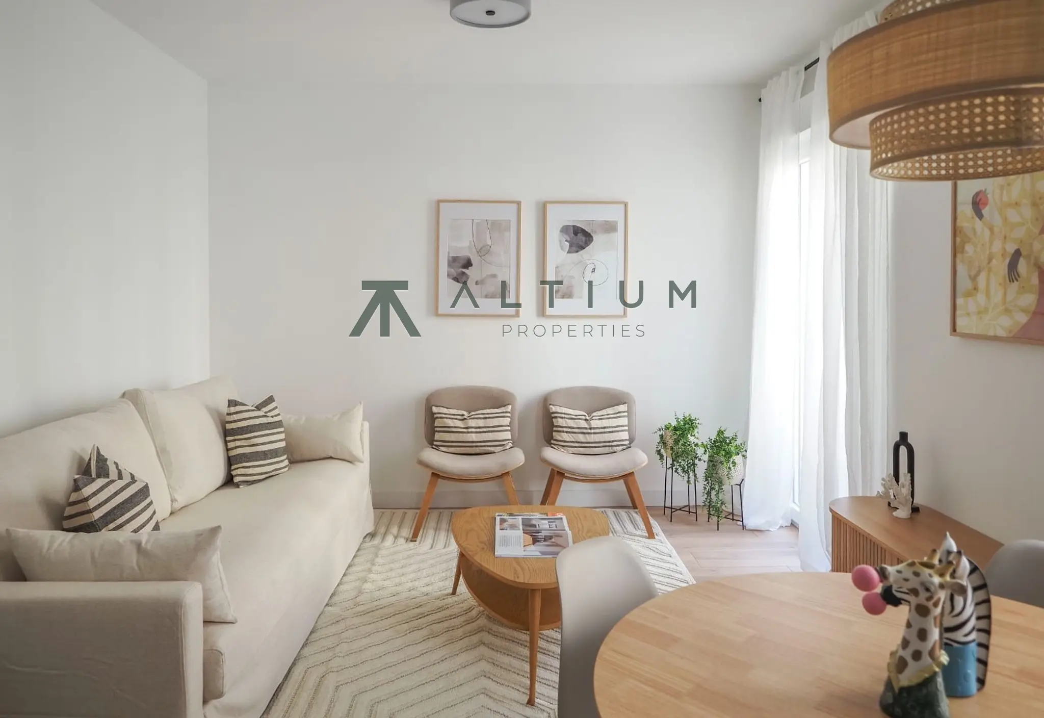 Diseño contemporáneo y tres dormitorios en Ríos Rosas