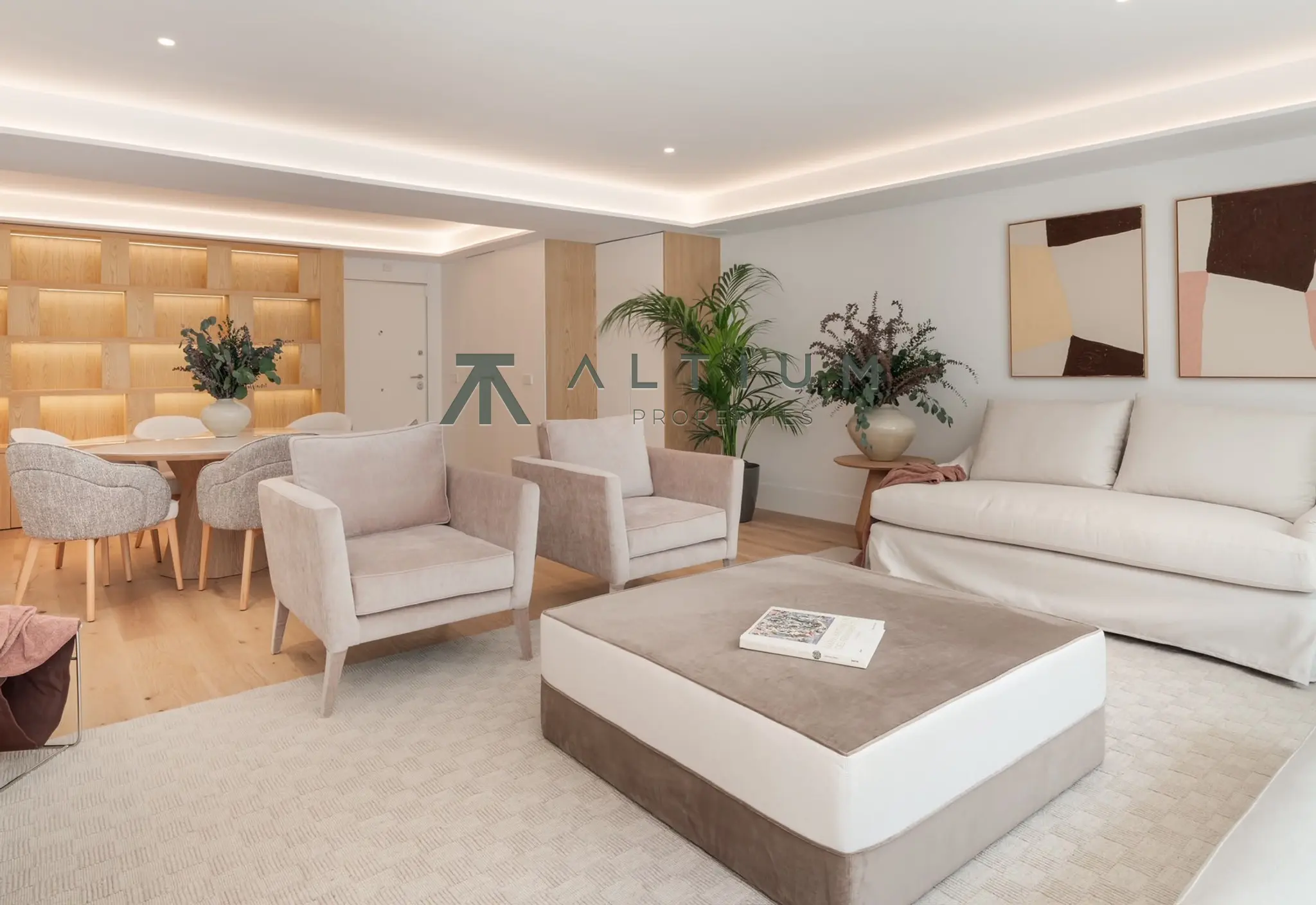 Dos dormitorios y una escala residencial poco habitual