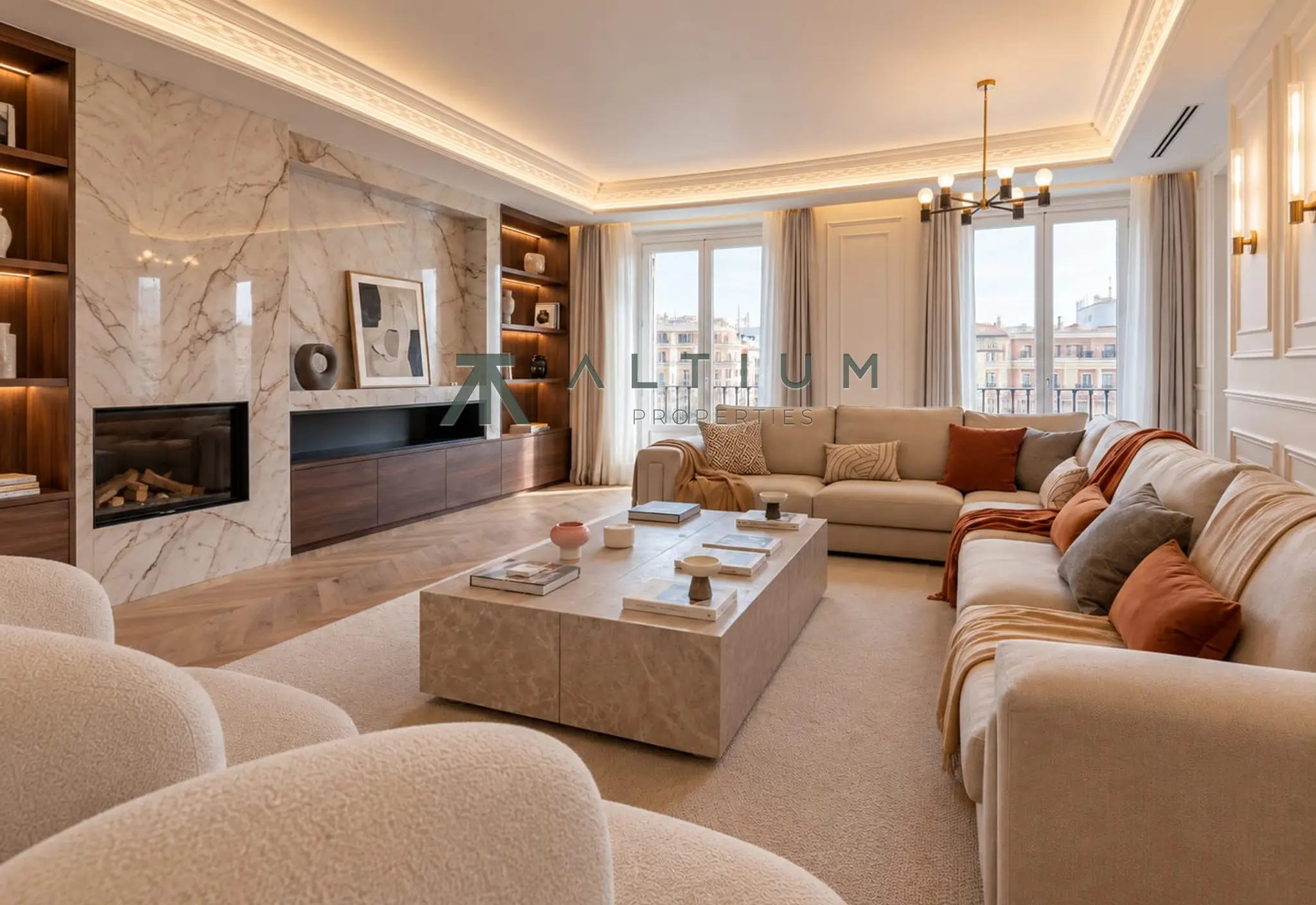 Dos suites y una gran zona de día en Castellana