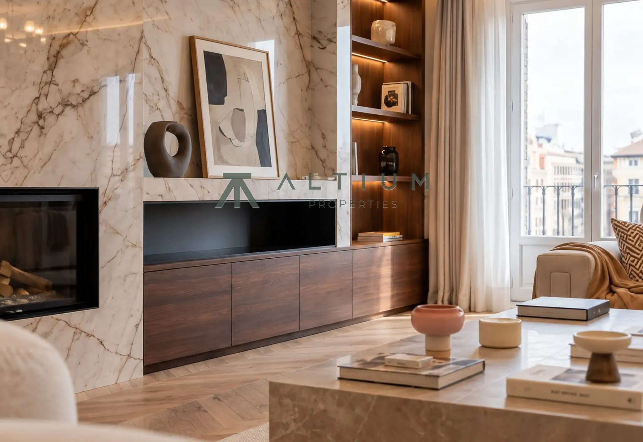 Dos suites y una gran zona de día en Castellana