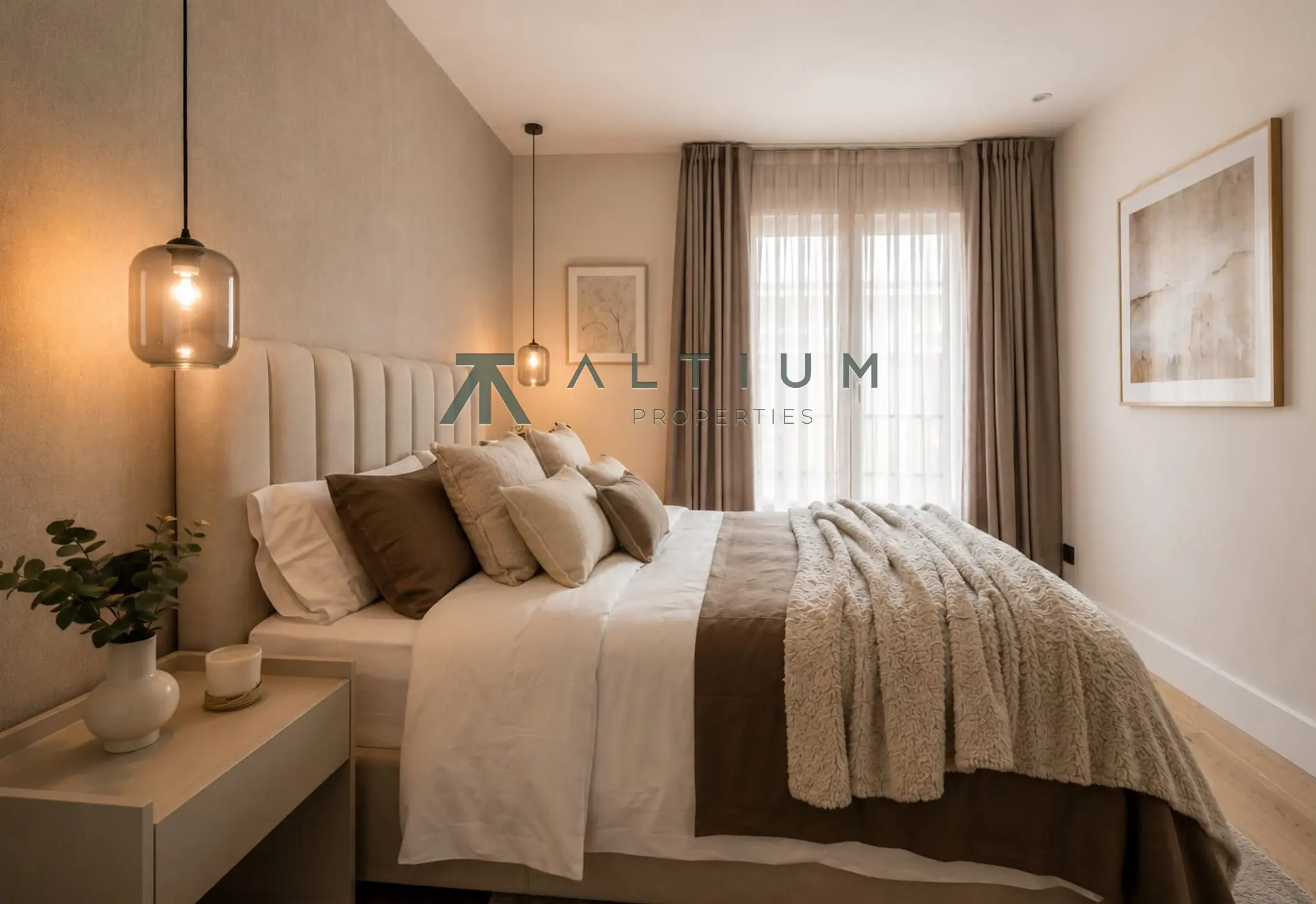 A renovated third-floor home in Castellana