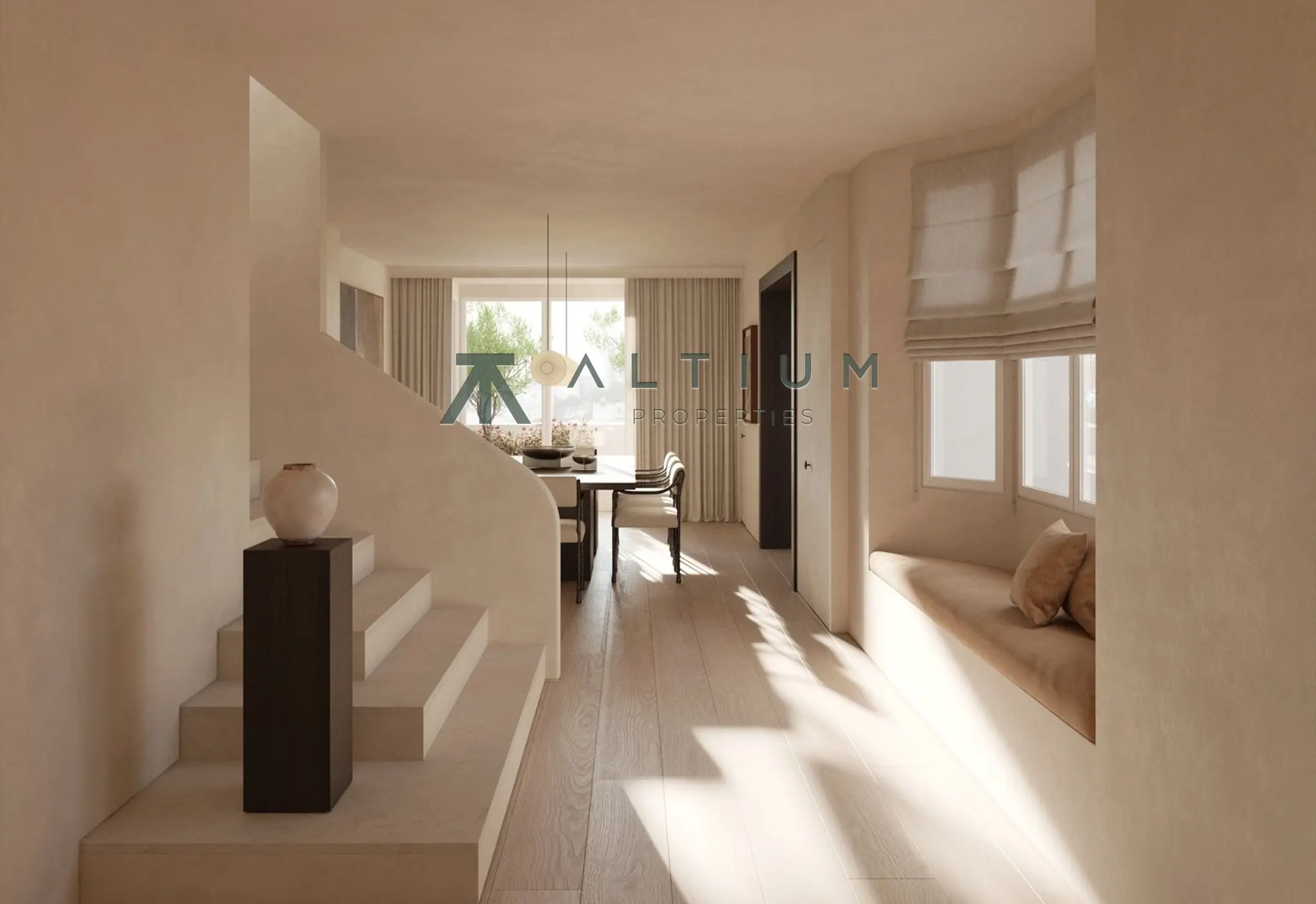 Ático dúplex Art Déco con 130 m² de terrazas en Cortes