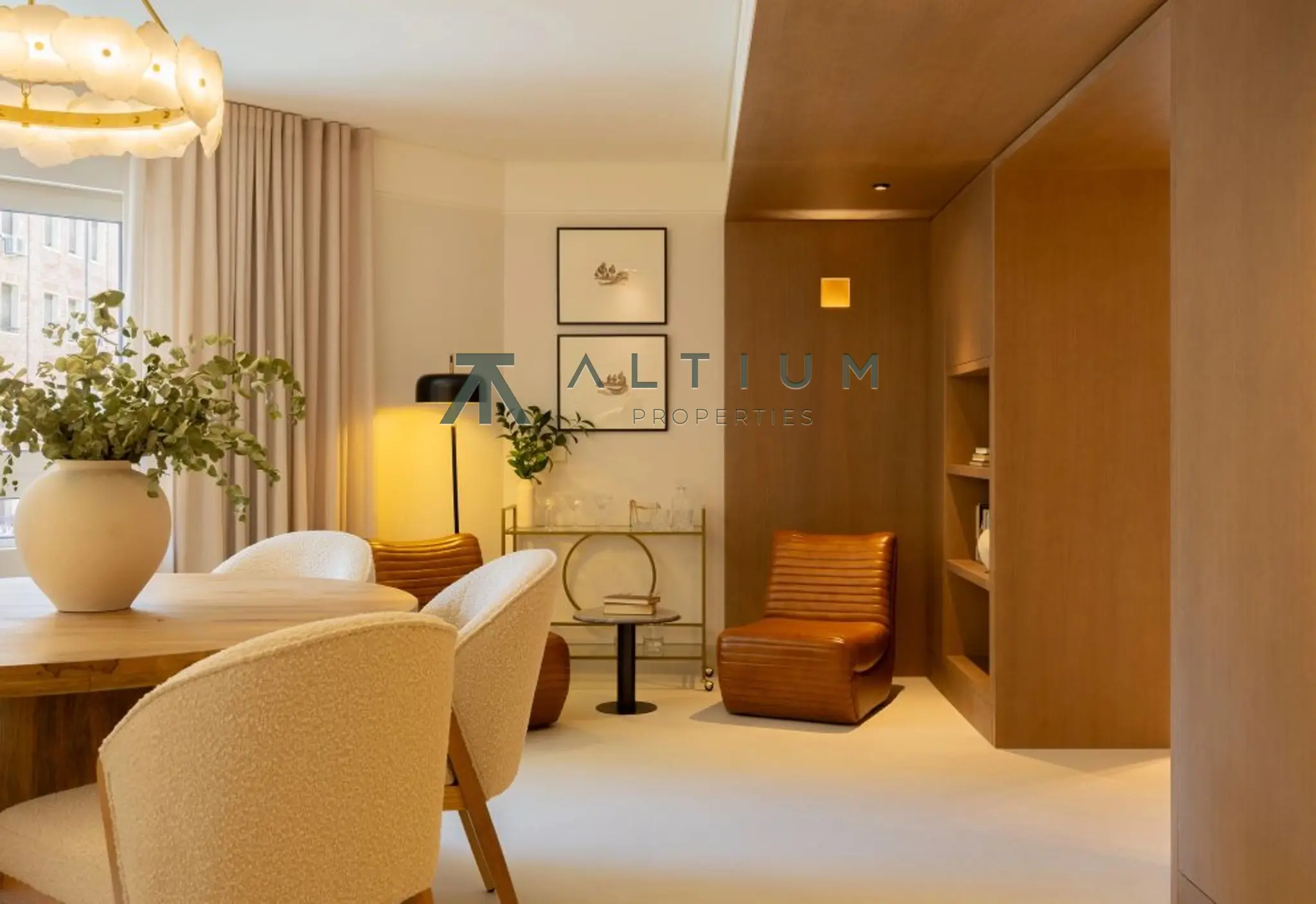 Una casa de tres dormitorios con proporciones de gran residencia
