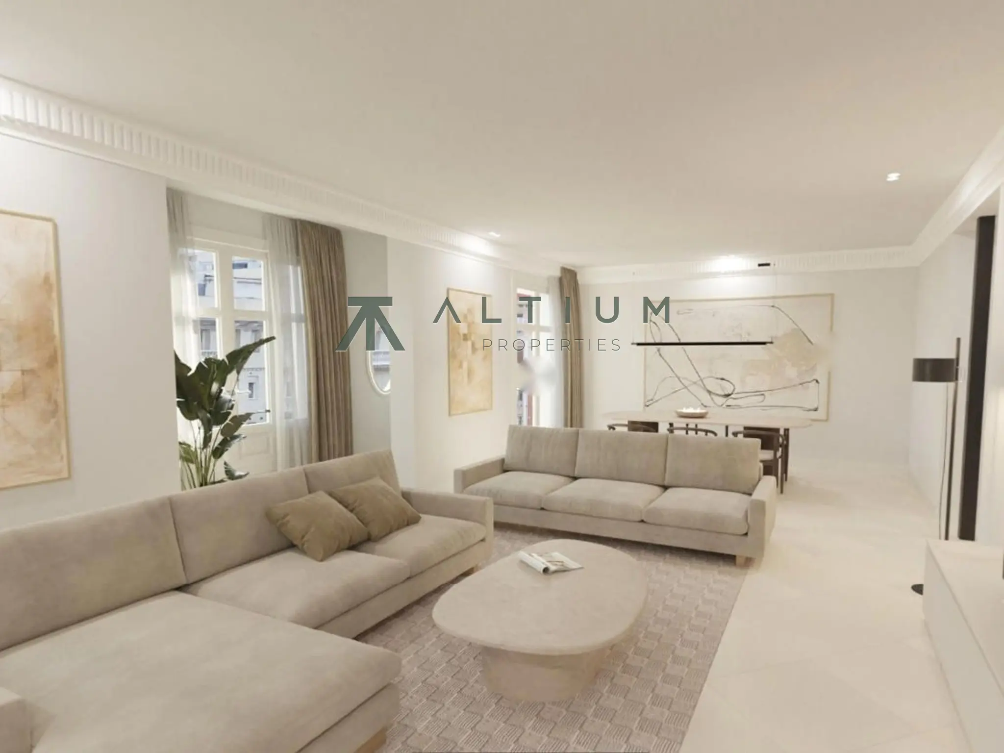 Six balconies and six bedrooms on a fifth floor in Trafalgar