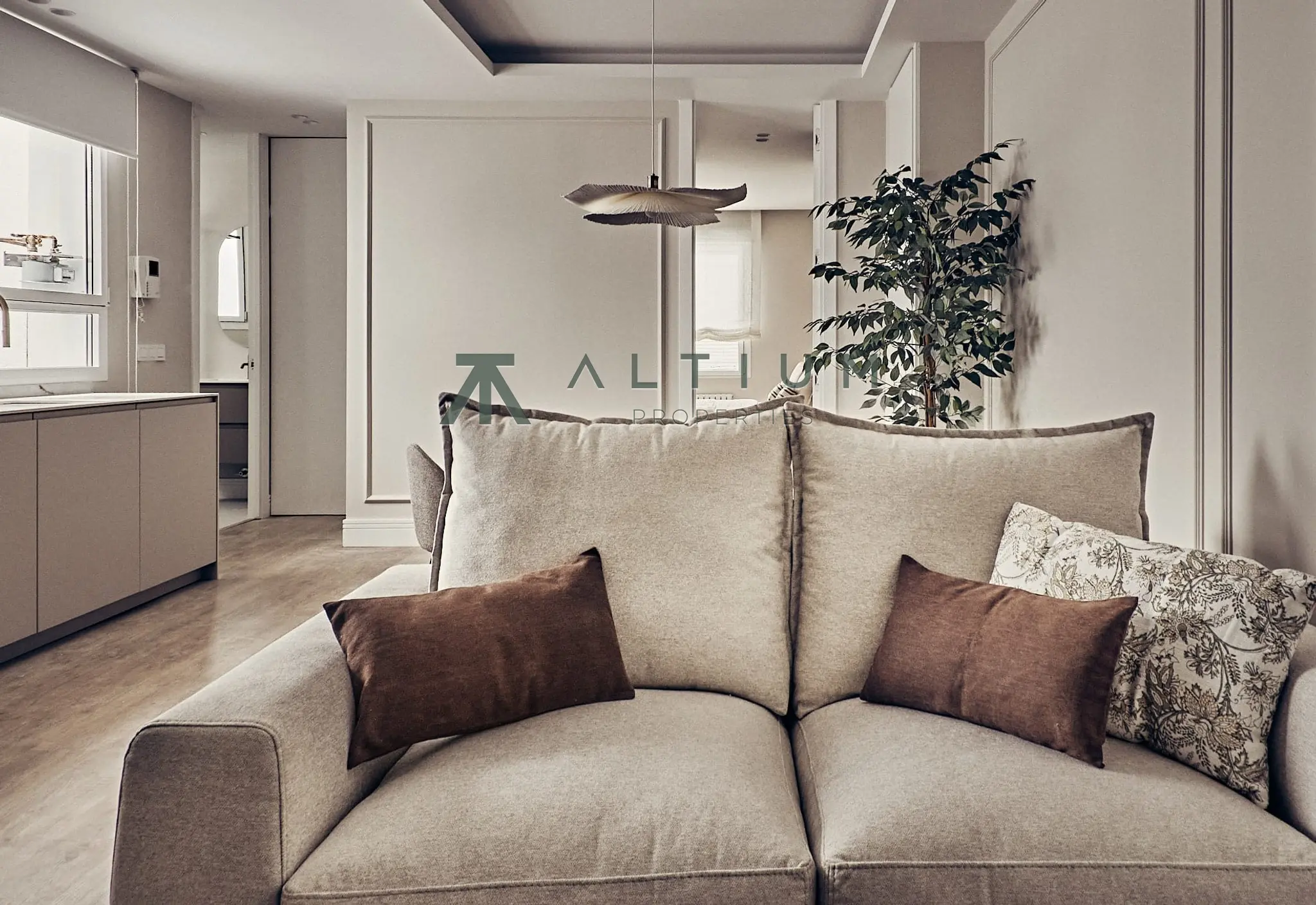 Una vivienda compacta con una distribución especialmente completa
