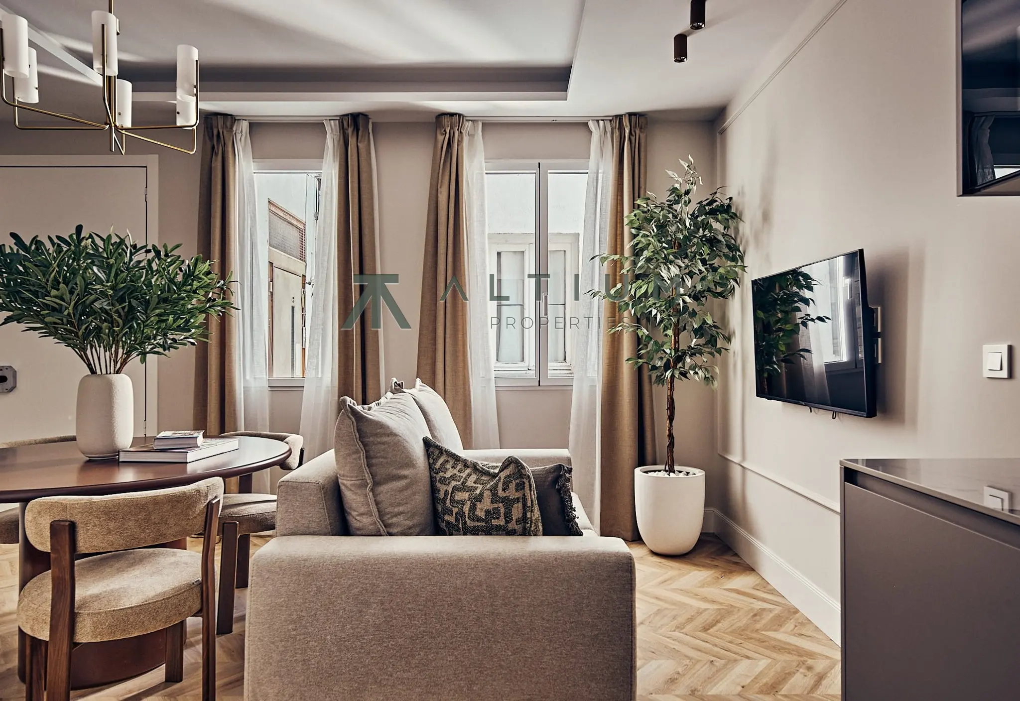 54 m² pensados al detalle para dos dormitorios en Lista