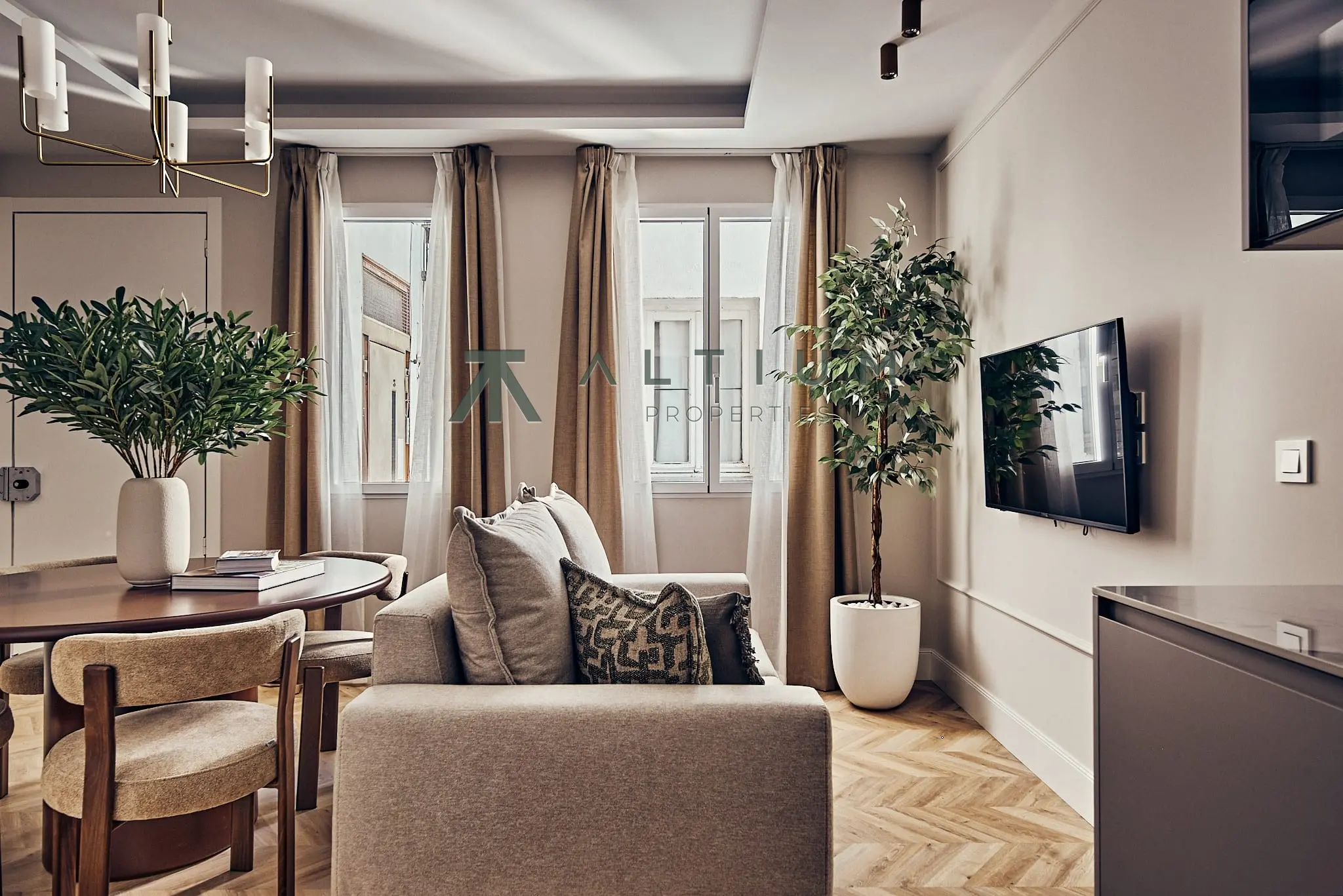 54 m² pensados al detalle para dos dormitorios en Lista