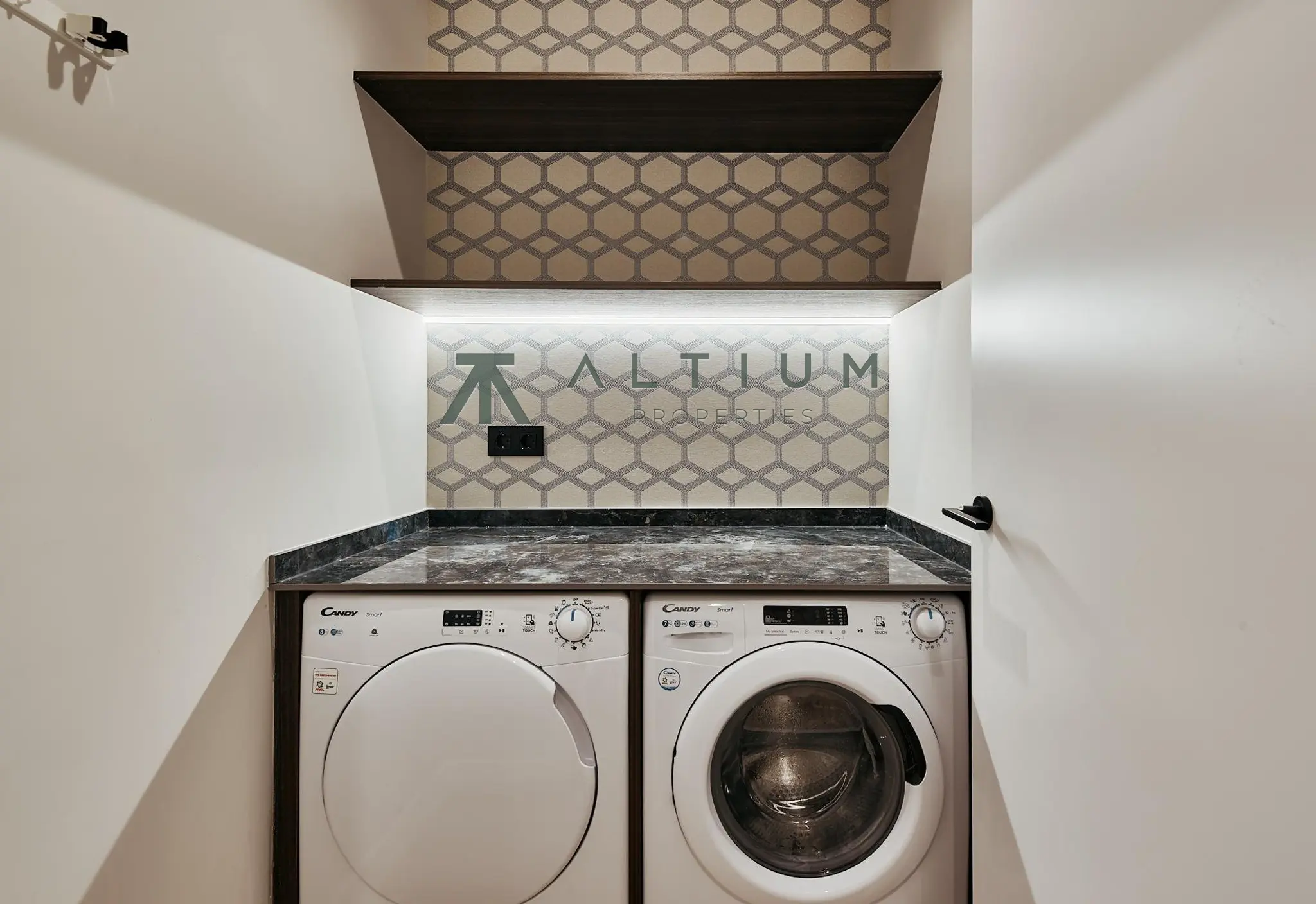 A third-floor home away from the noise