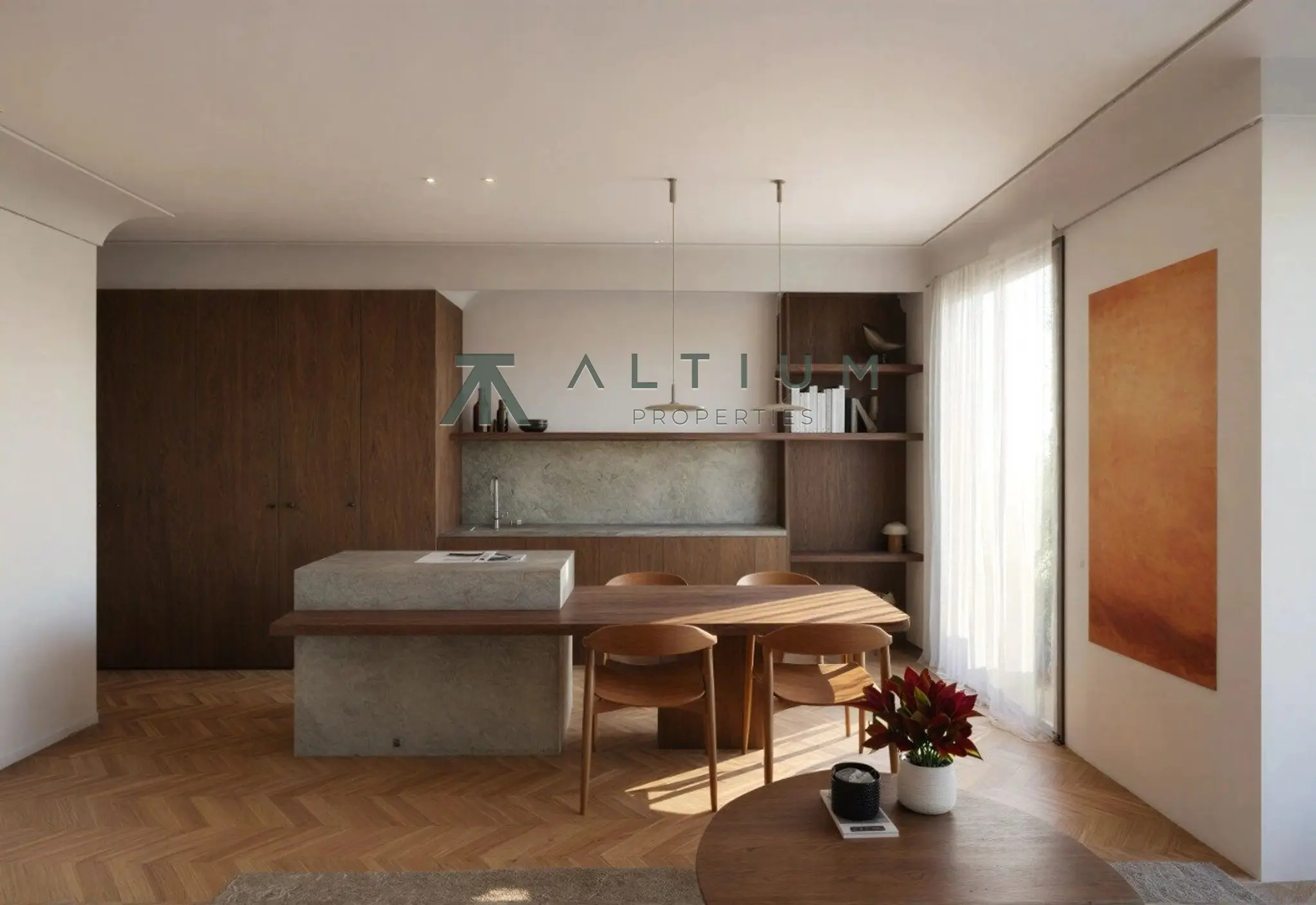 Tres balcones, espiga y diseño a medida en Cortes