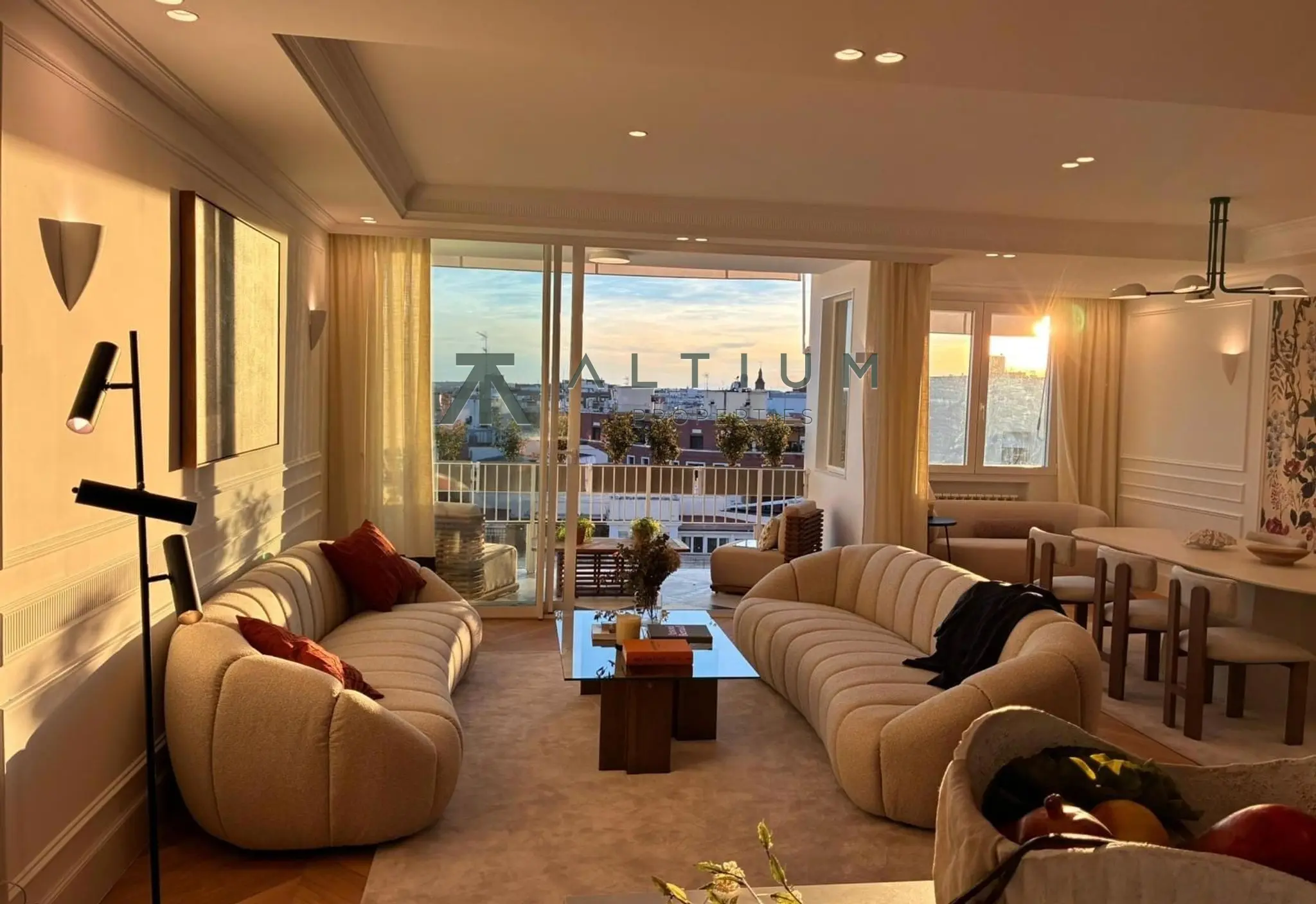 Atardecer en el salón