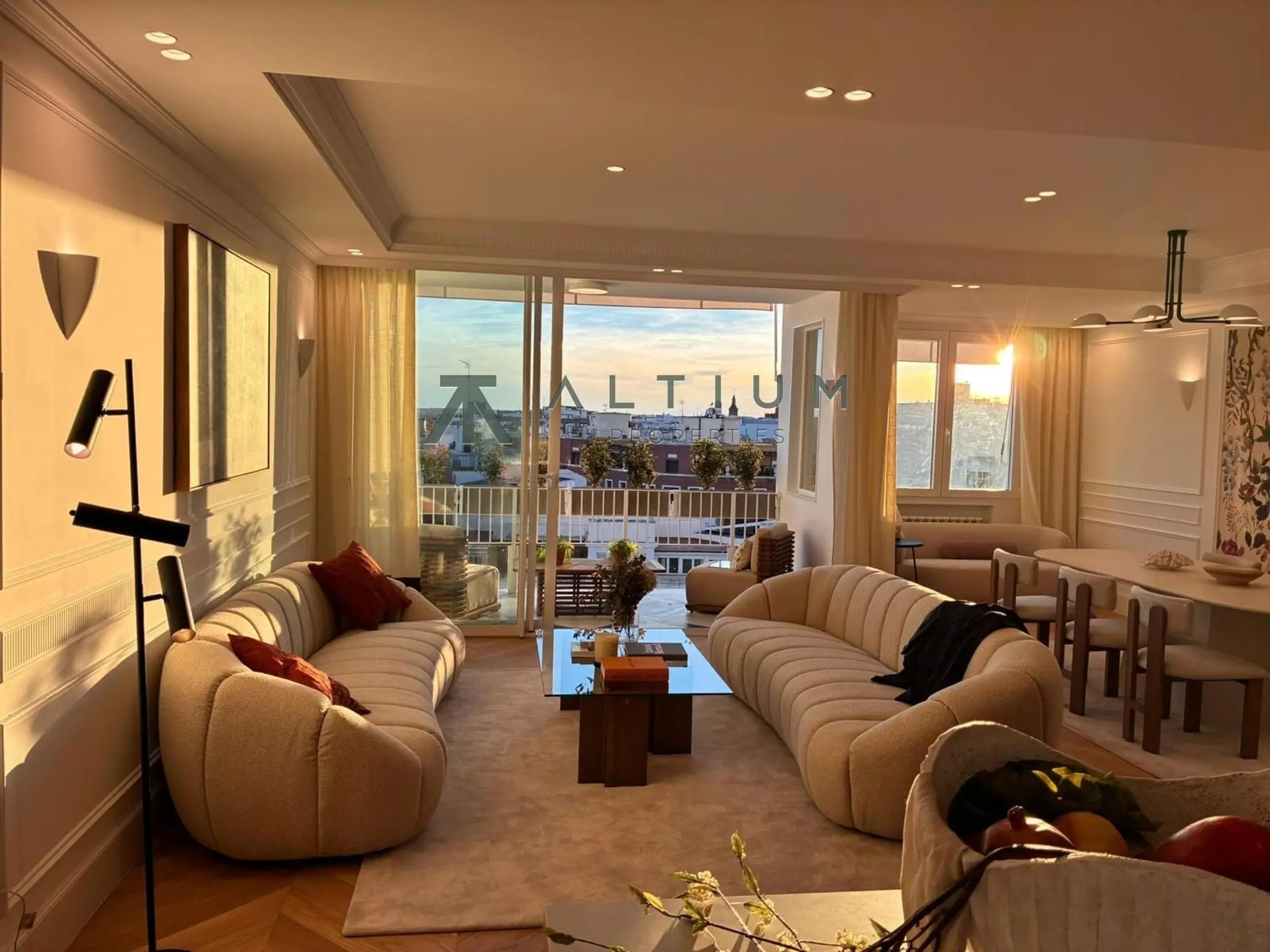 Atardecer en el salón