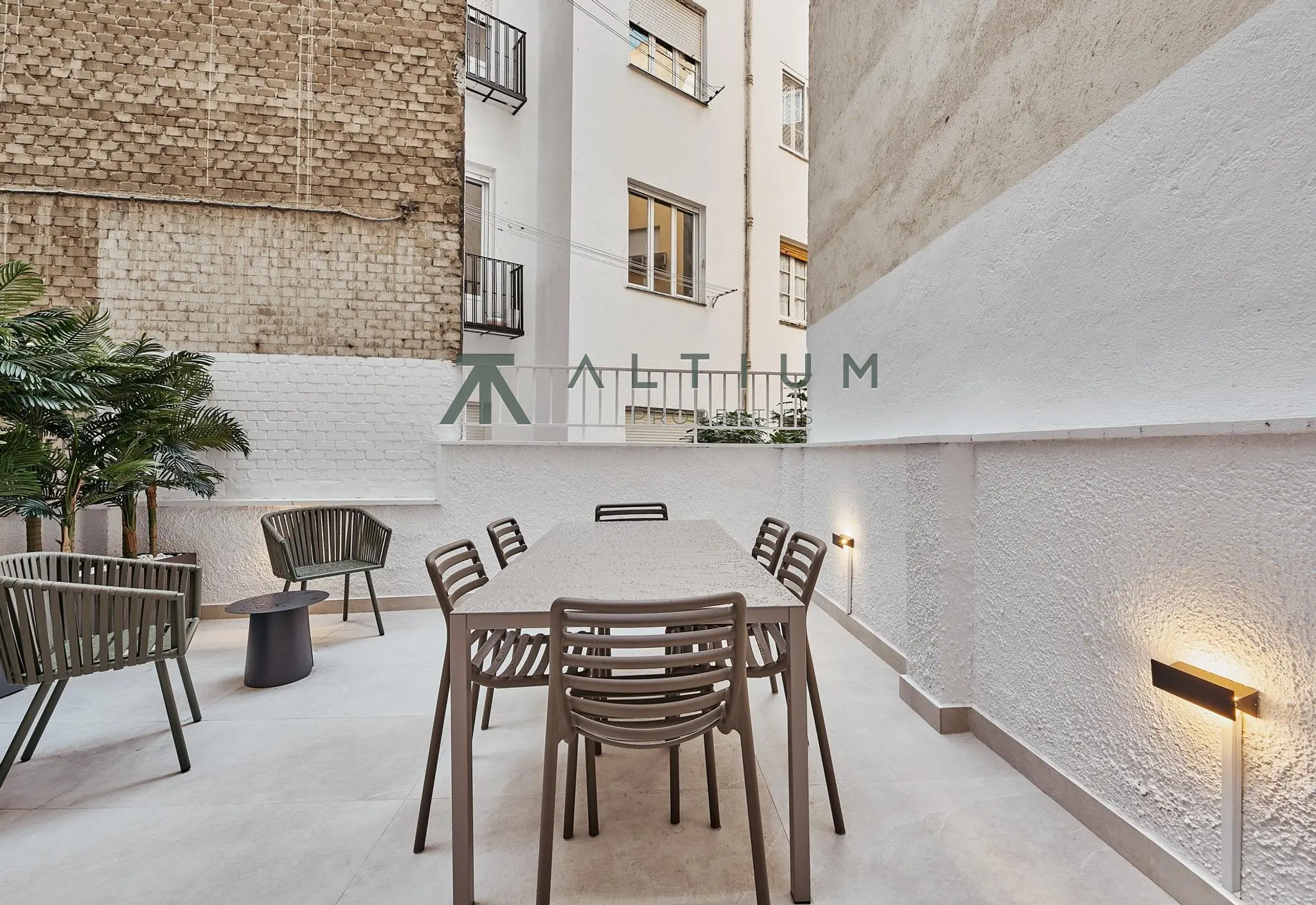 Interior en Goya — Terraza privada y diseño actual en Goya (5 de 28)