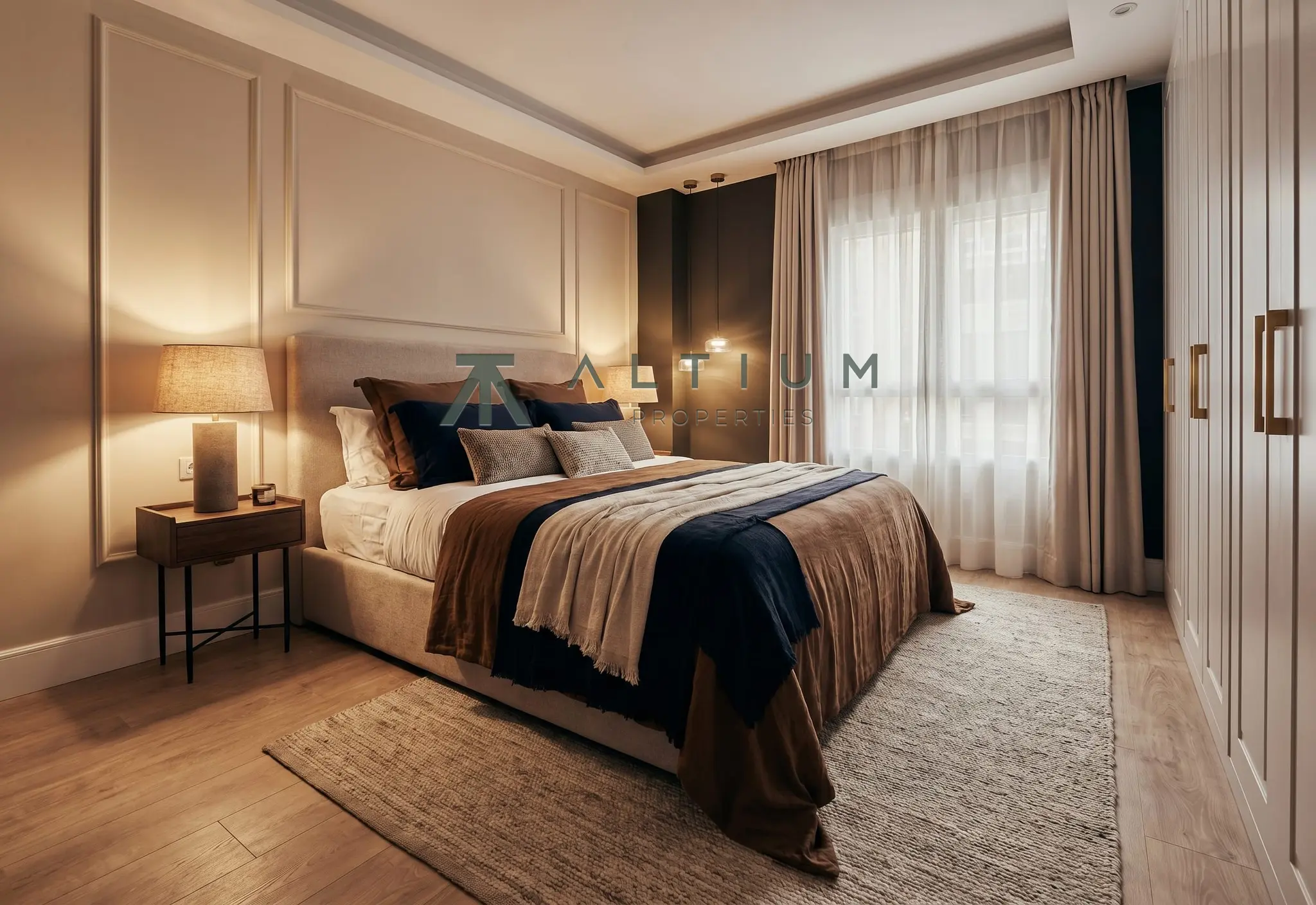 Gran zona de día y tres suites en Lista