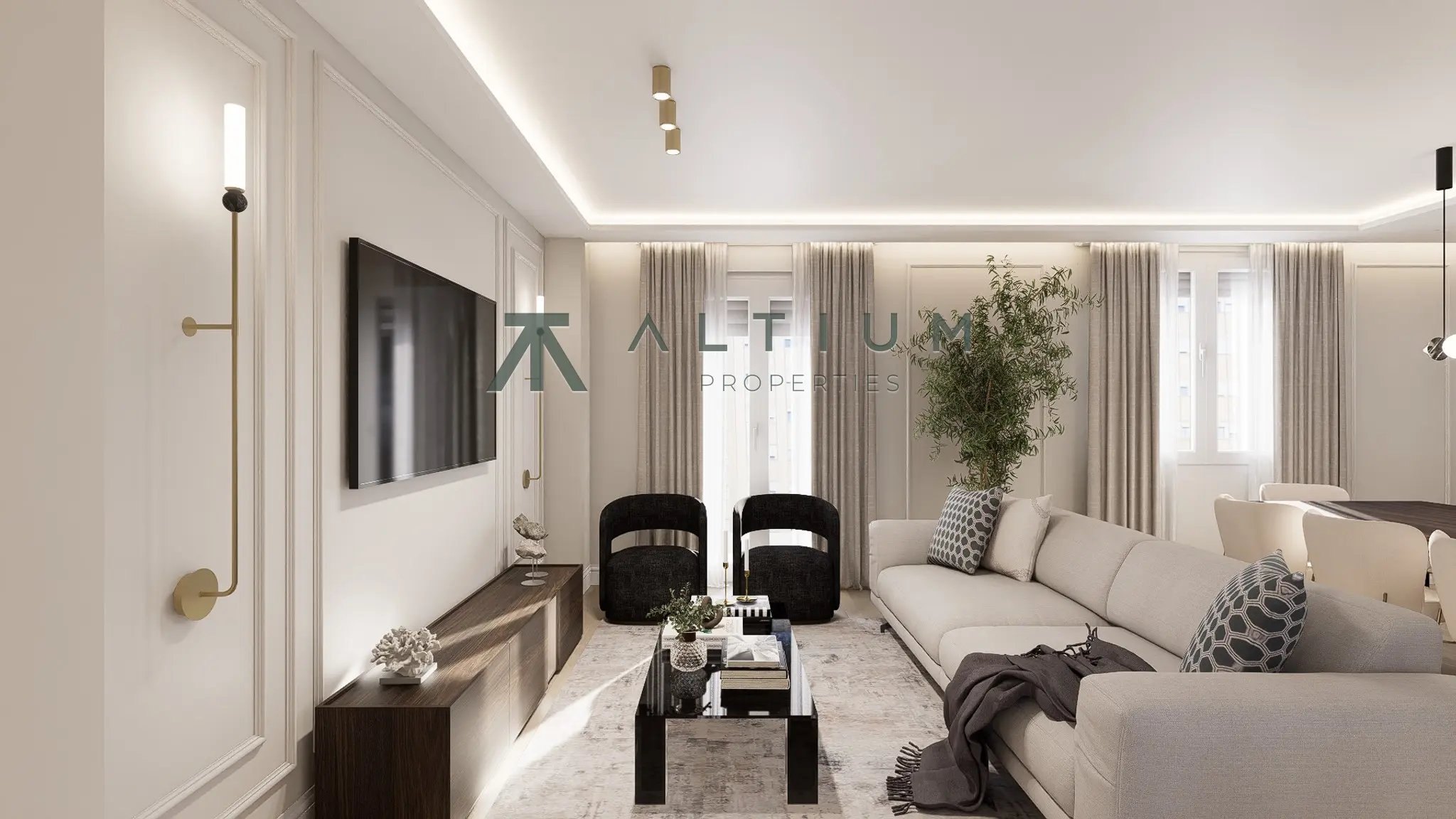 Balcón y perspectiva urbana desde una sexta planta de Lista