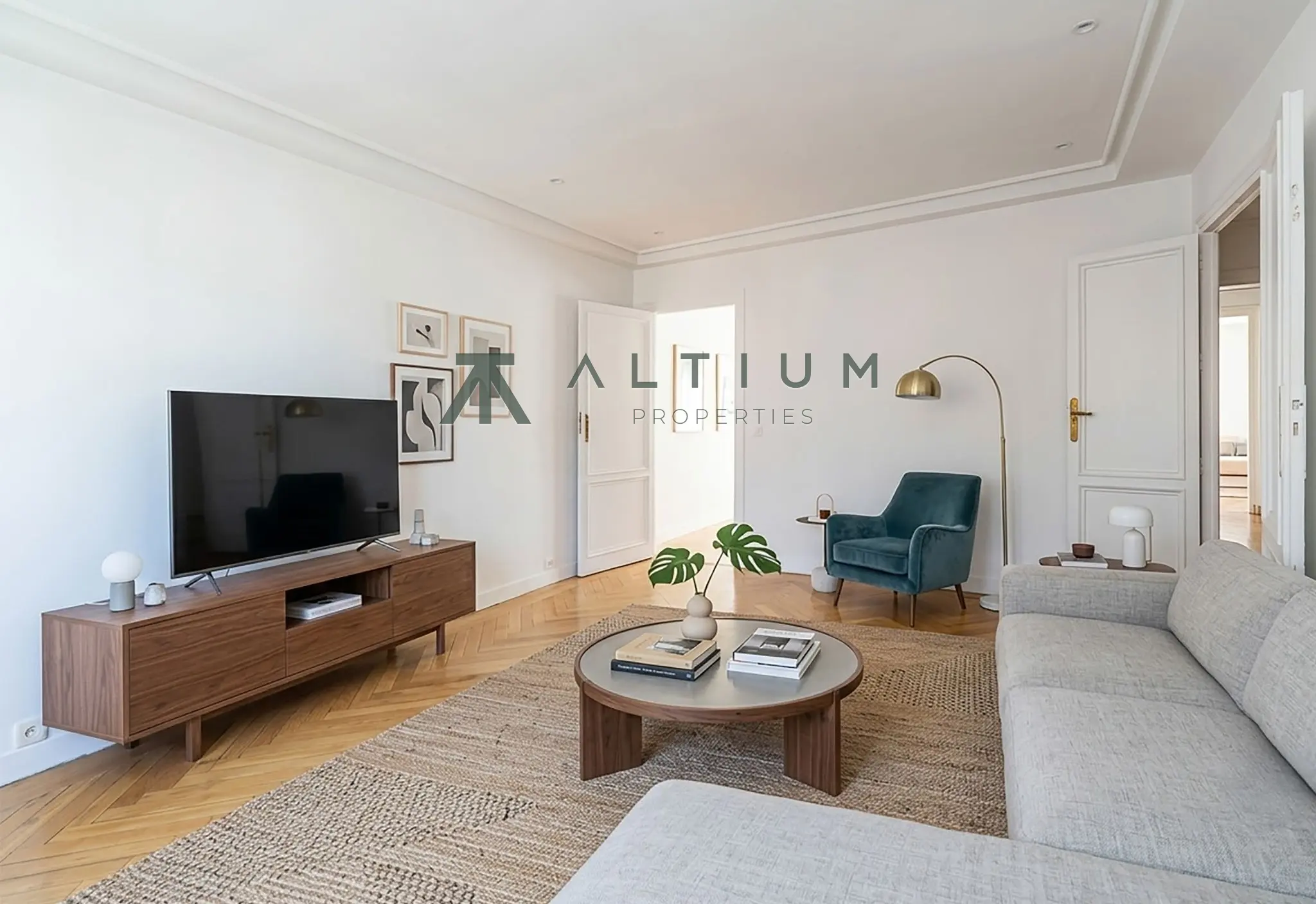 Un ático de 219 m² abierto a dos perspectivas de la ciudad
