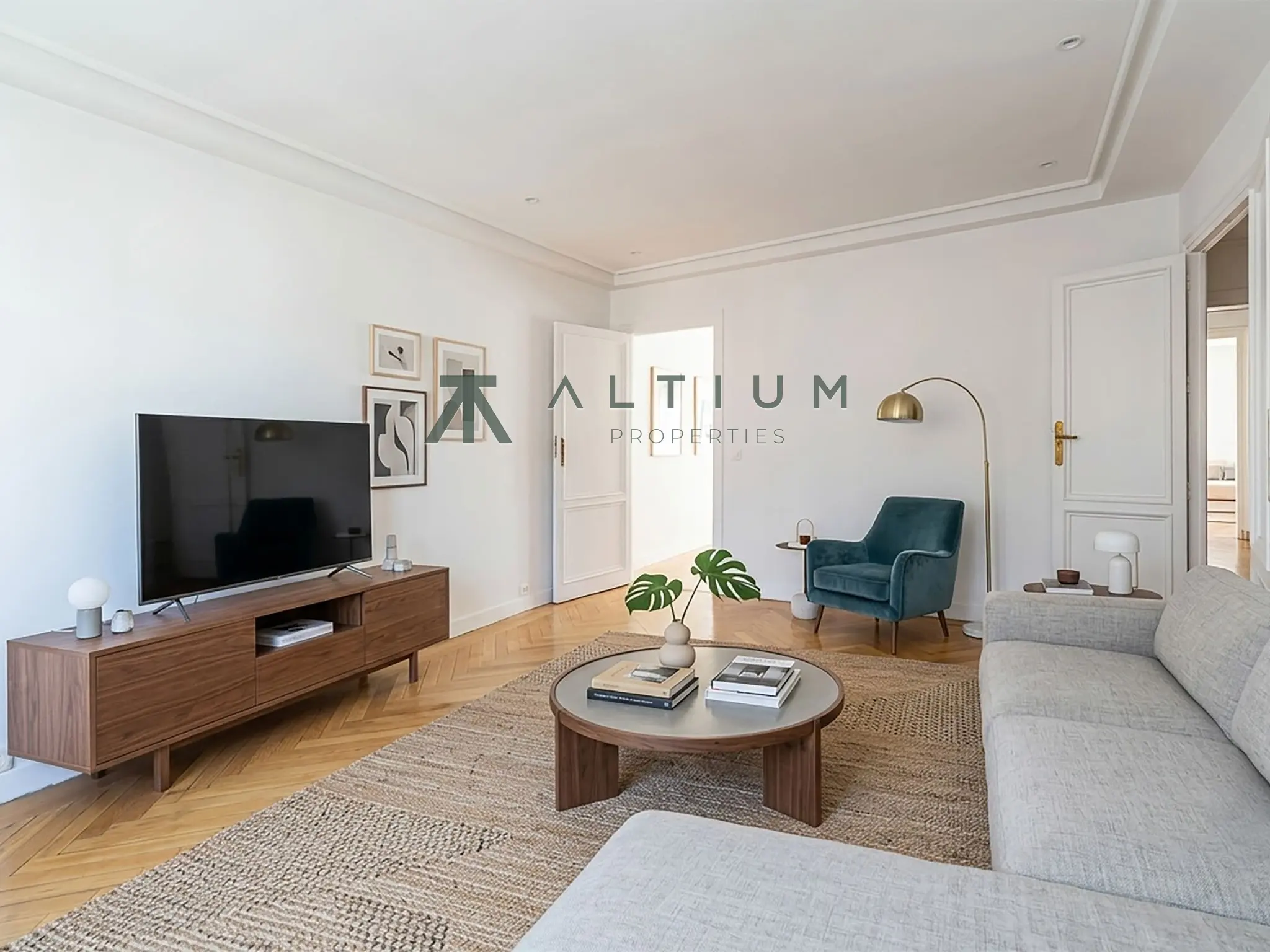 Un ático de 219 m² abierto a dos perspectivas de la ciudad